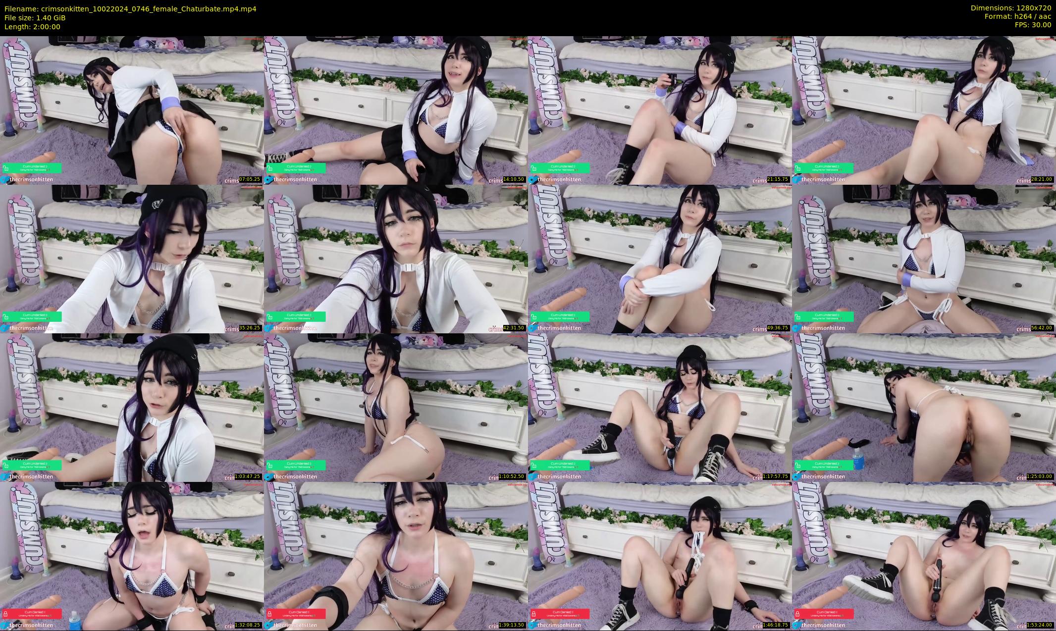 crimsonkitten — 120 minute Chaturbate female cam show recording, 720p, Feb 10, 2024