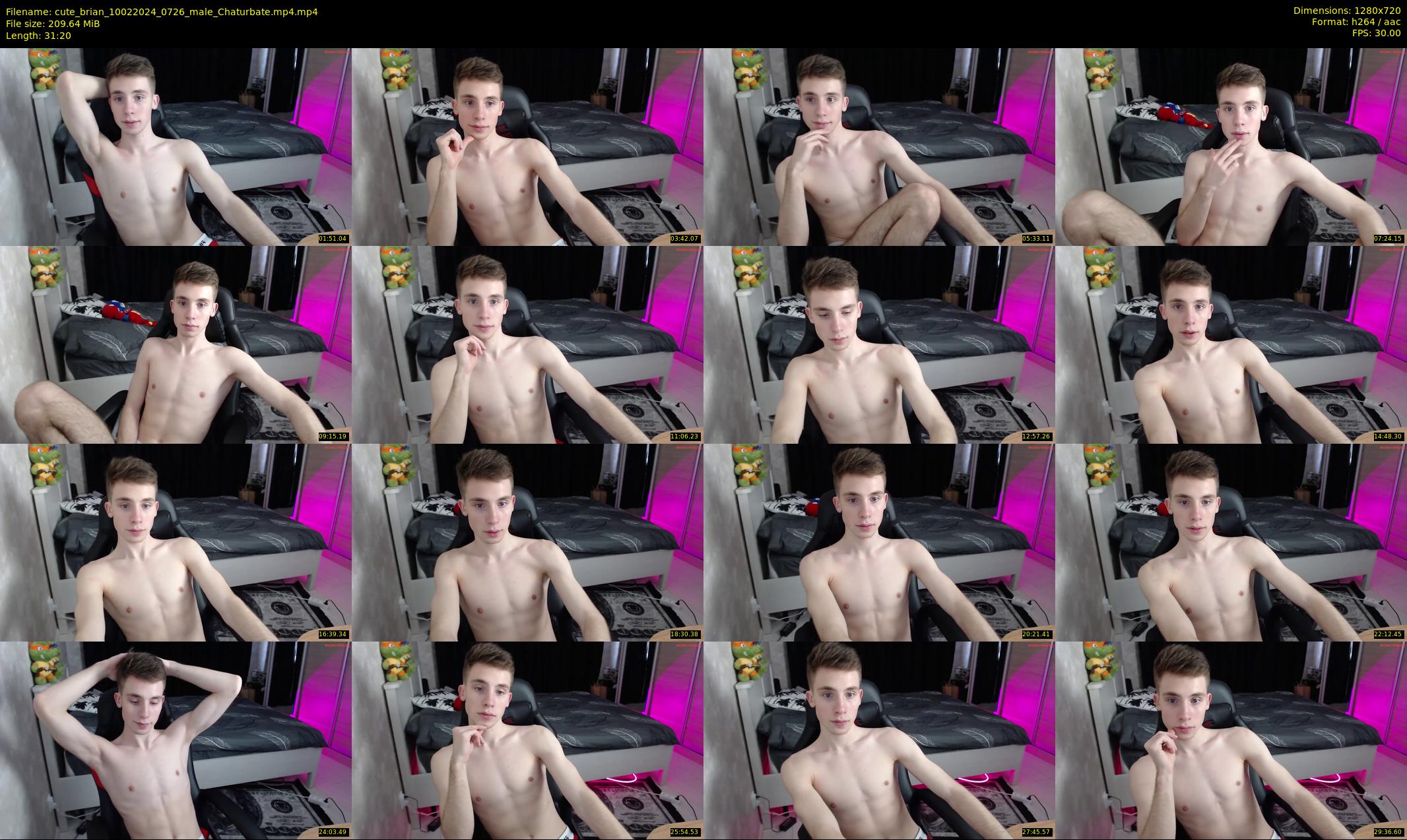 cute_brian — 32 minute Chaturbate male cam show recording, 720p, Feb 10, 2024