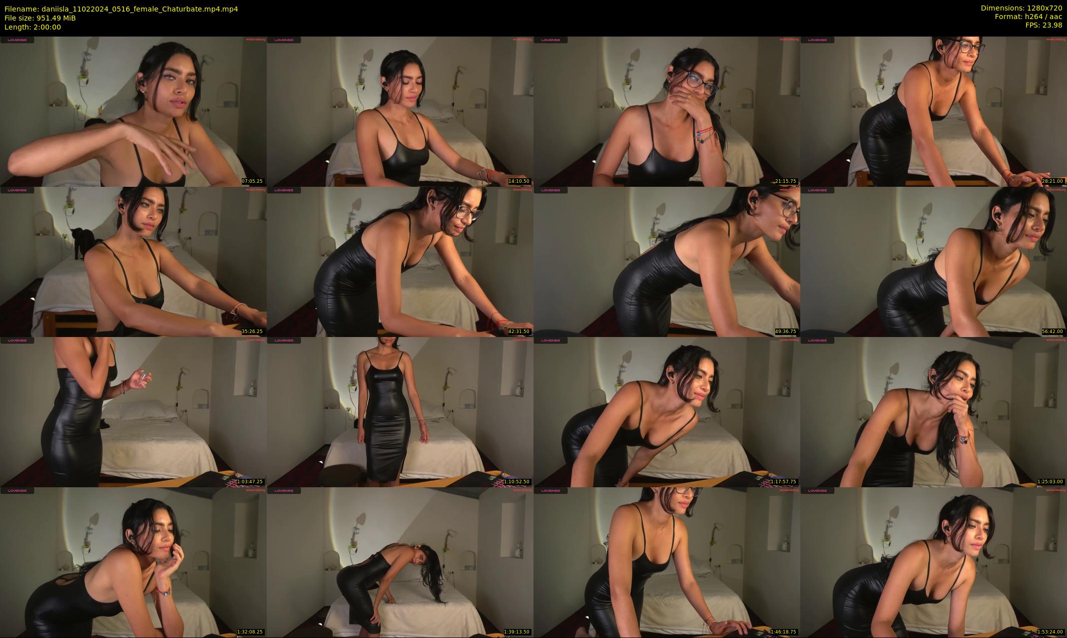 daniisla — 120 minute Chaturbate female cam show recording, 720p, Feb 11, 2024