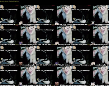 doomednympho — 10 minute Chaturbate female cam show recording, 720p, Feb 10, 2024