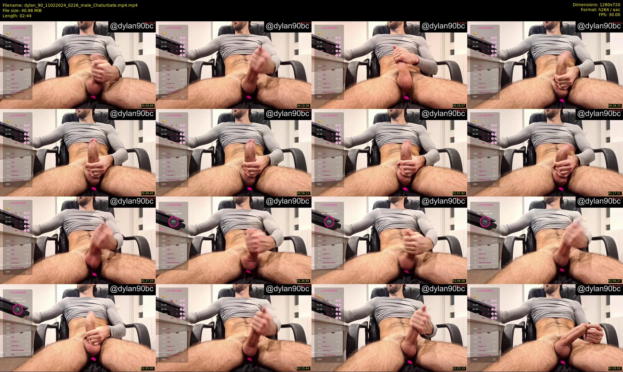 dylan_90 — 3 minute Chaturbate male cam show recording, 720p, Feb 11, 2024