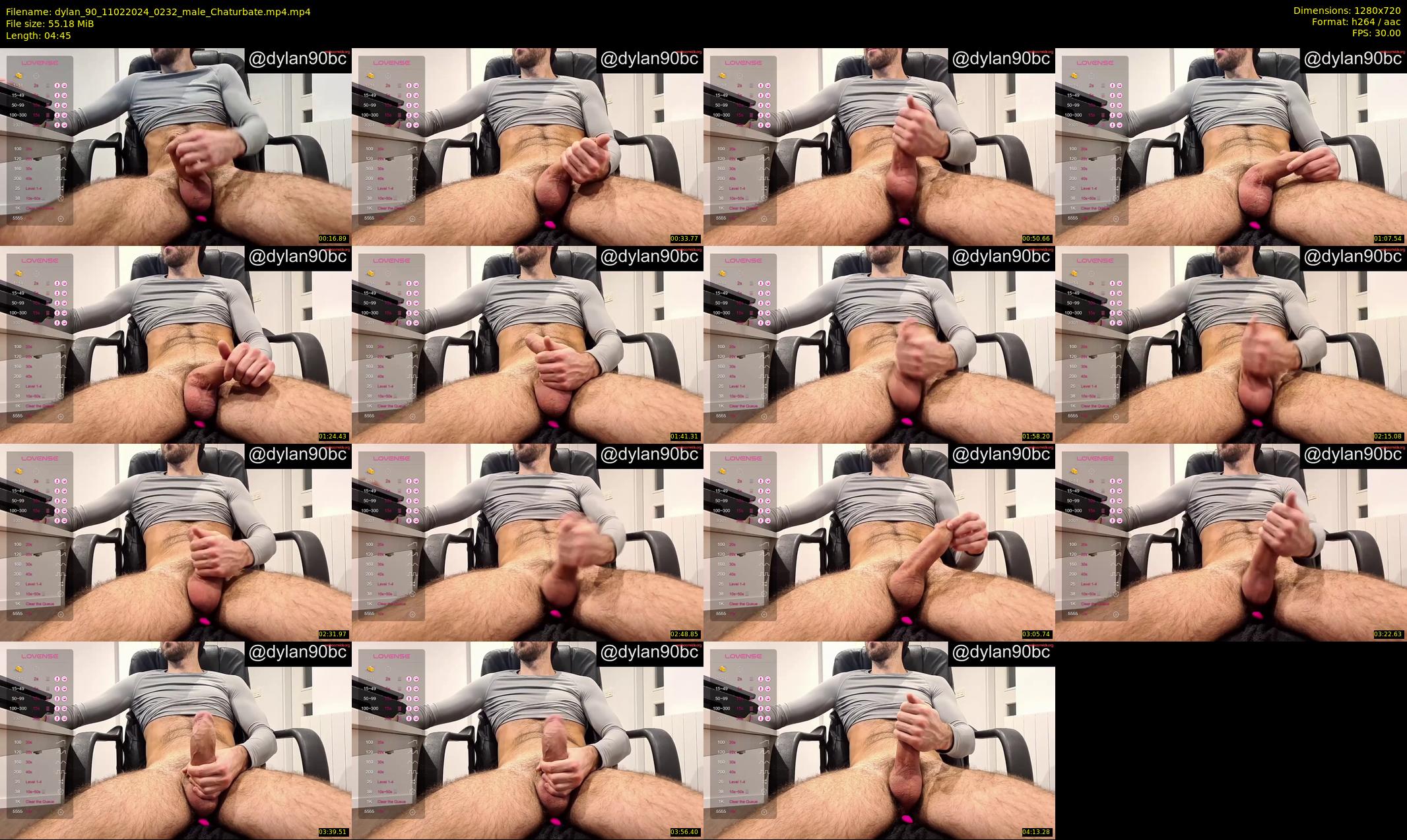 dylan_90 — 5 minute Chaturbate male cam show recording, 720p, Feb 11, 2024