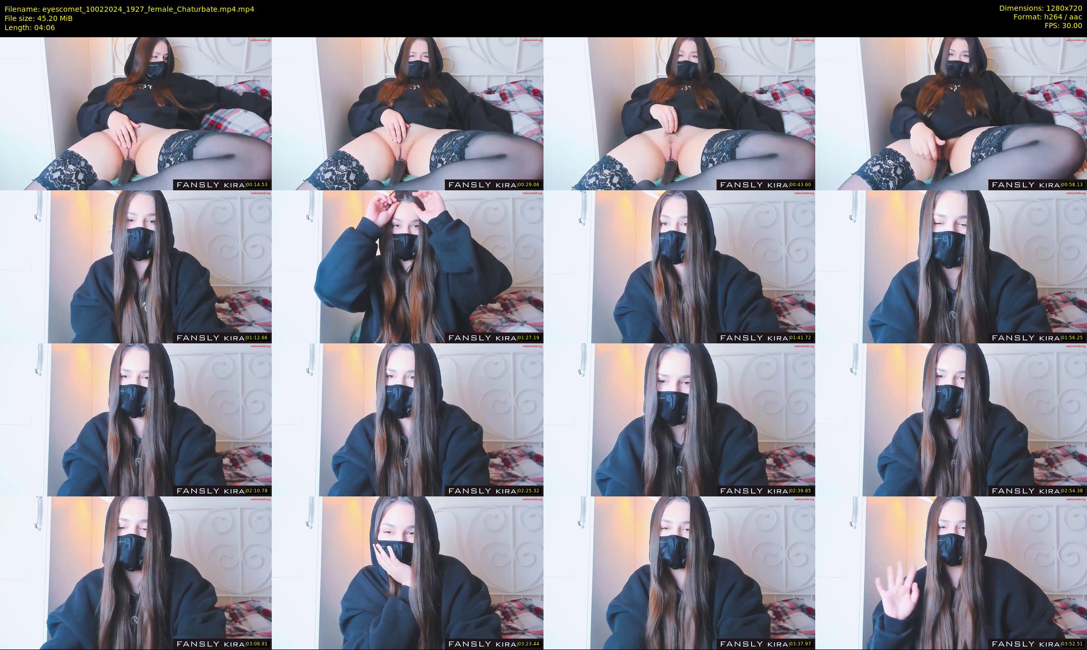 eyescomet — 5 minute Chaturbate female cam show recording, 720p, Feb 10, 2024