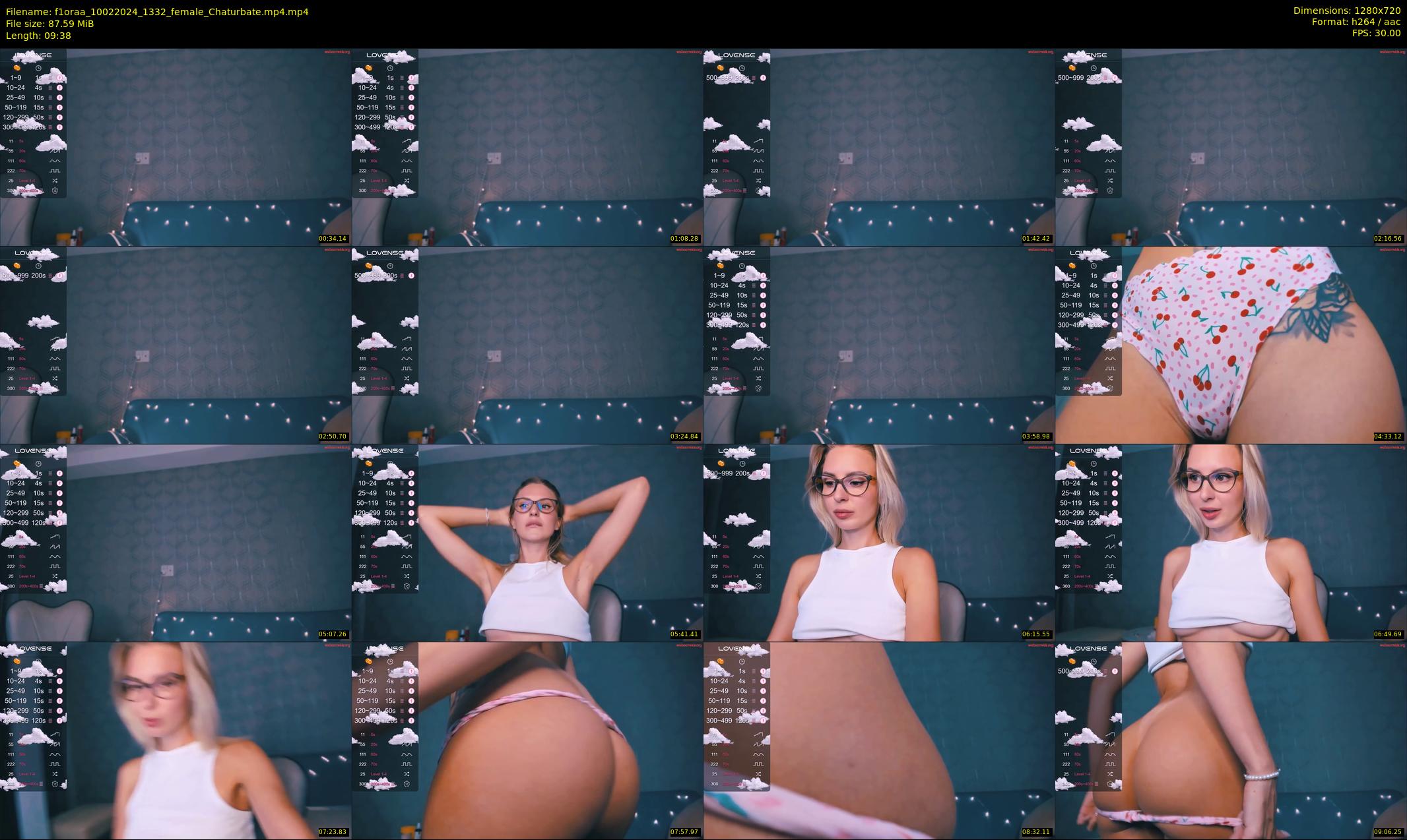 f1oraa — 10 minute Chaturbate female cam show recording, 720p, Feb 10, 2024