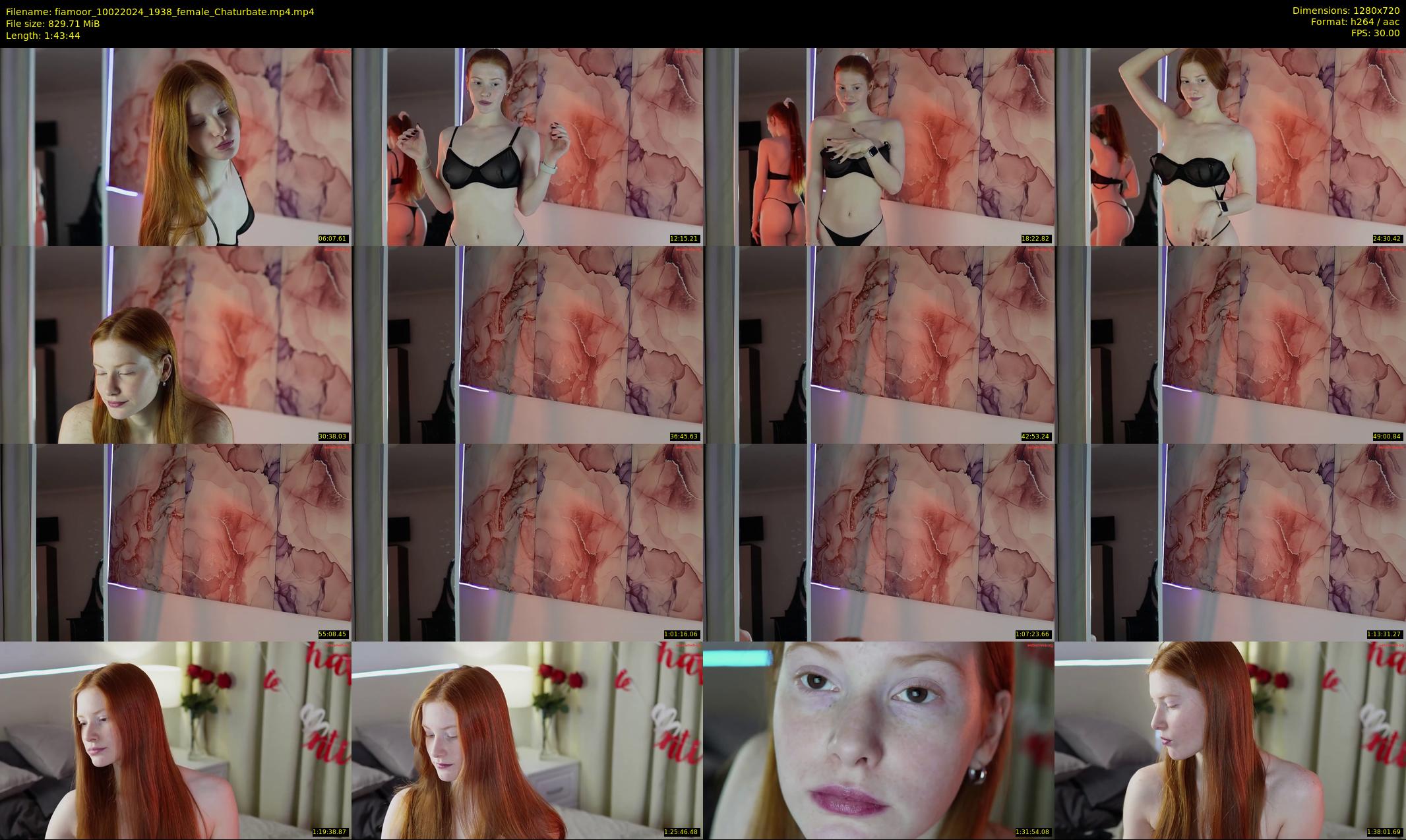 fiamoor — 104 minute Chaturbate female cam show recording, 720p, Feb 10, 2024