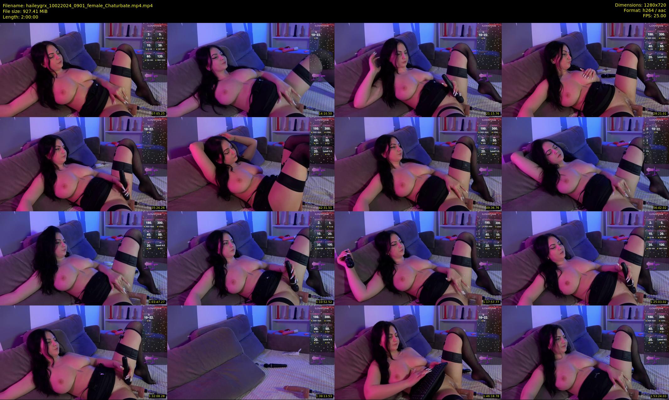 haileygrx — 120 minute Chaturbate female cam show recording, 720p, Feb 10, 2024
