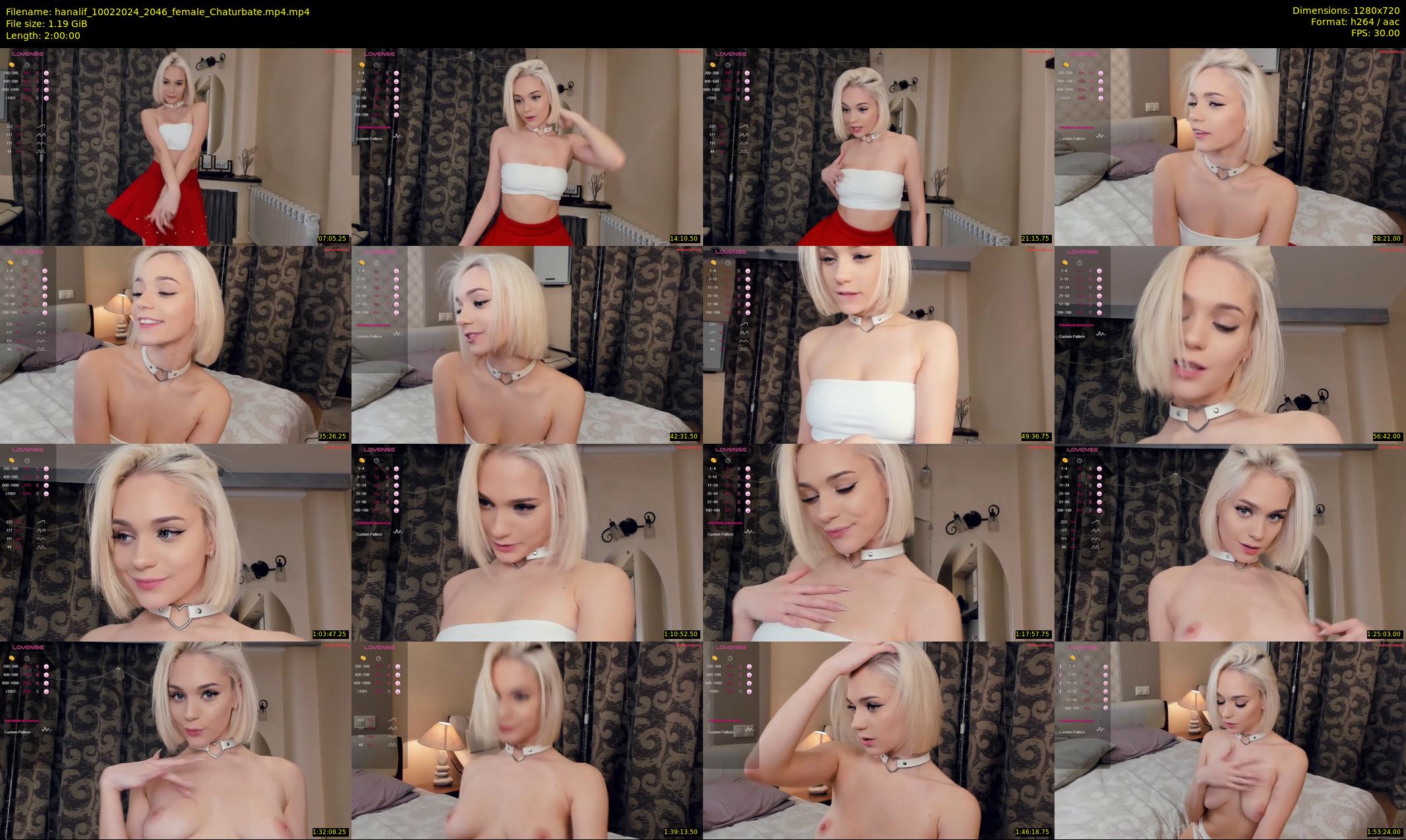 hanalif — 120 minute Chaturbate female cam show recording, 720p, Feb 10, 2024