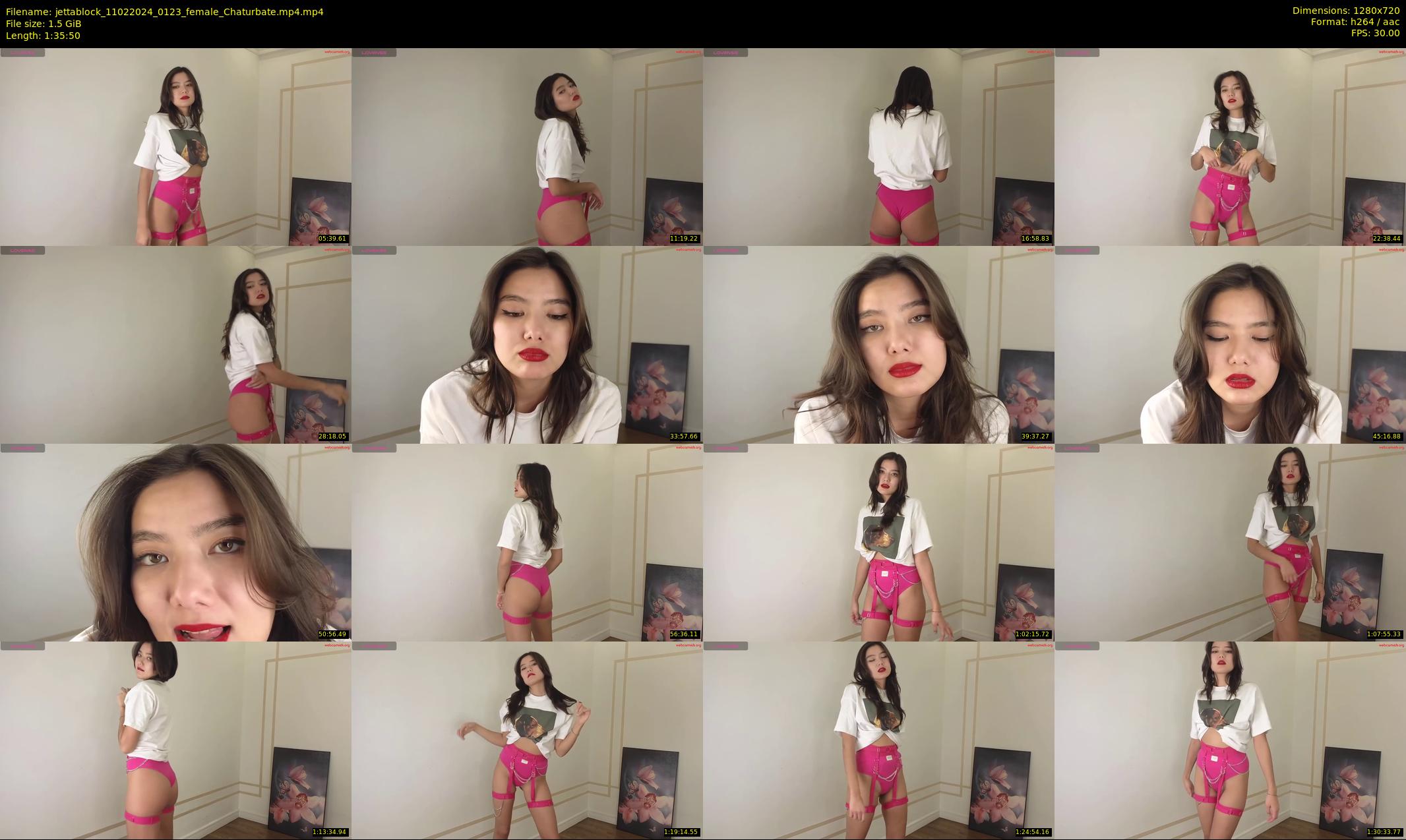 jettablock — 96 minute Chaturbate female cam show recording, 720p, Feb 11, 2024