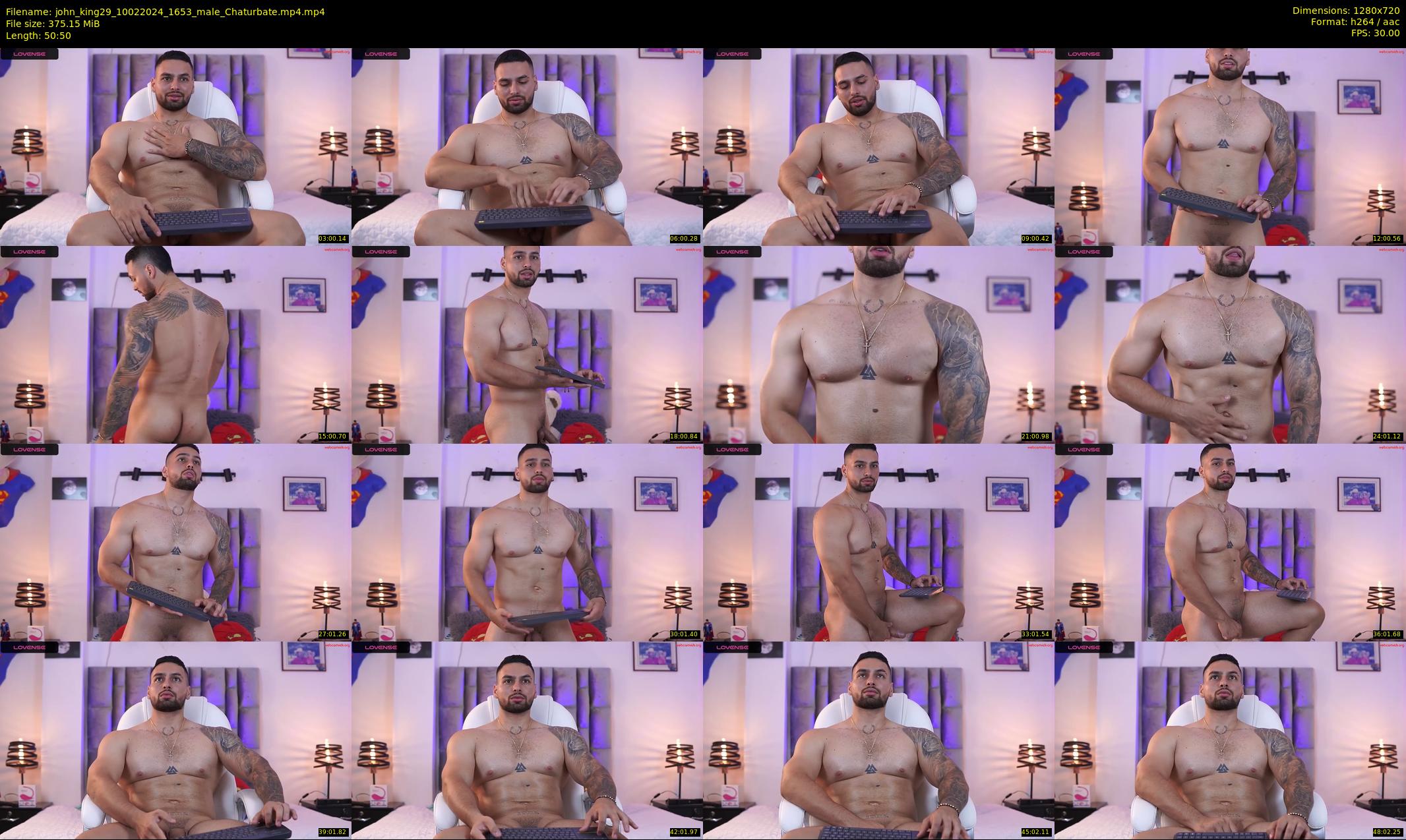 john_king29 — 51 minute Chaturbate male cam show recording, 720p, Feb 10, 2024