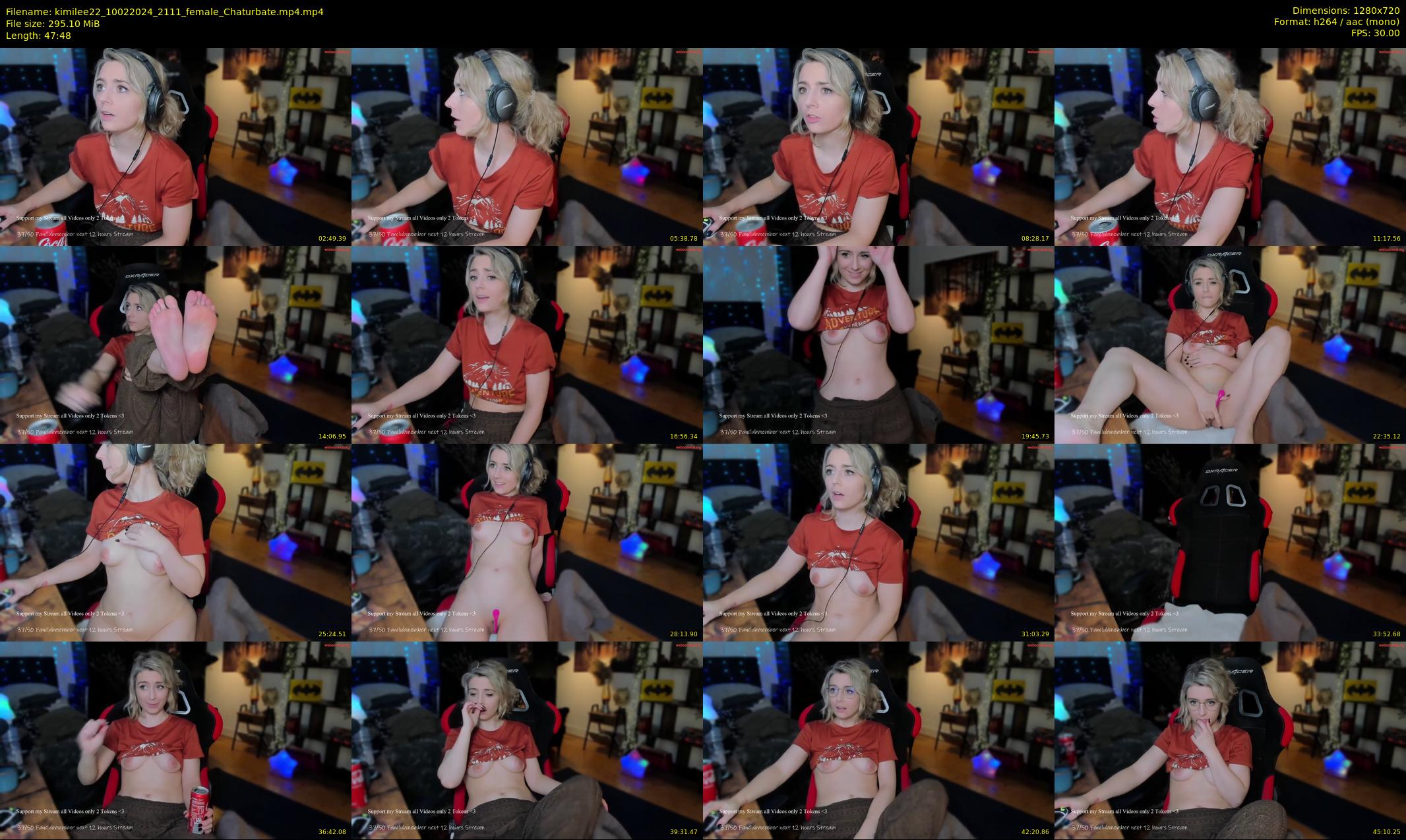 kimilee22 — 48 minute Chaturbate female cam show recording, 720p, Feb 10, 2024
