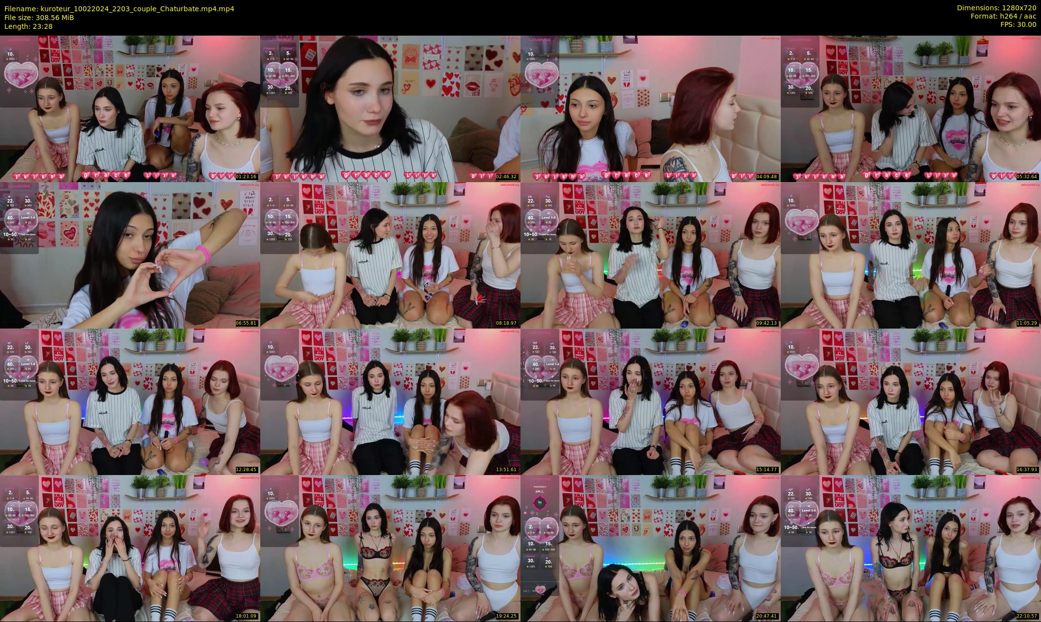 kuroteur — 24 minute Chaturbate couple cam show recording, 720p, Feb 10, 2024