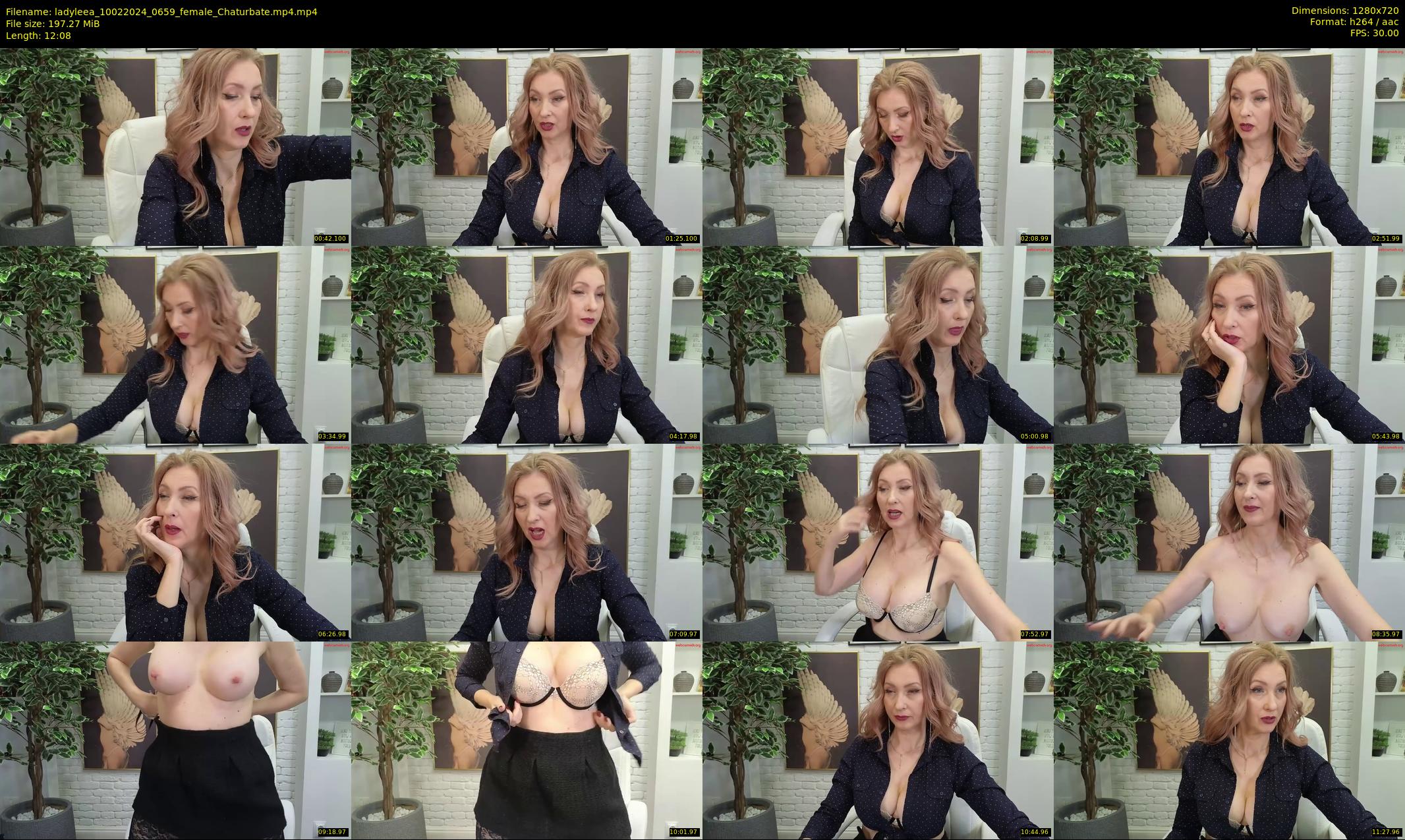 ladyleea — 13 minute Chaturbate female cam show recording, 720p, Feb 10, 2024