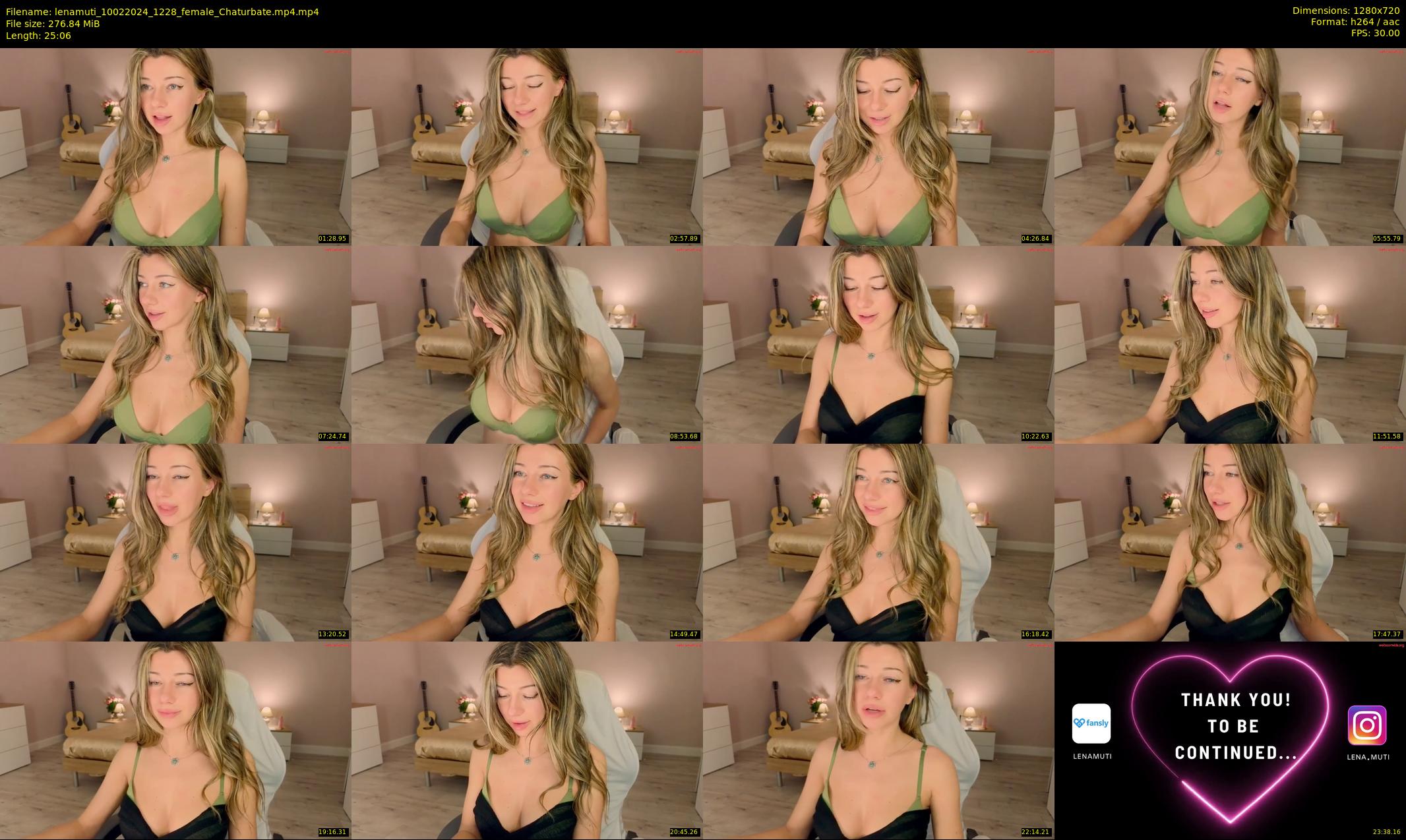 lenamuti — 26 minute Chaturbate female cam show recording, 720p, Feb 10, 2024