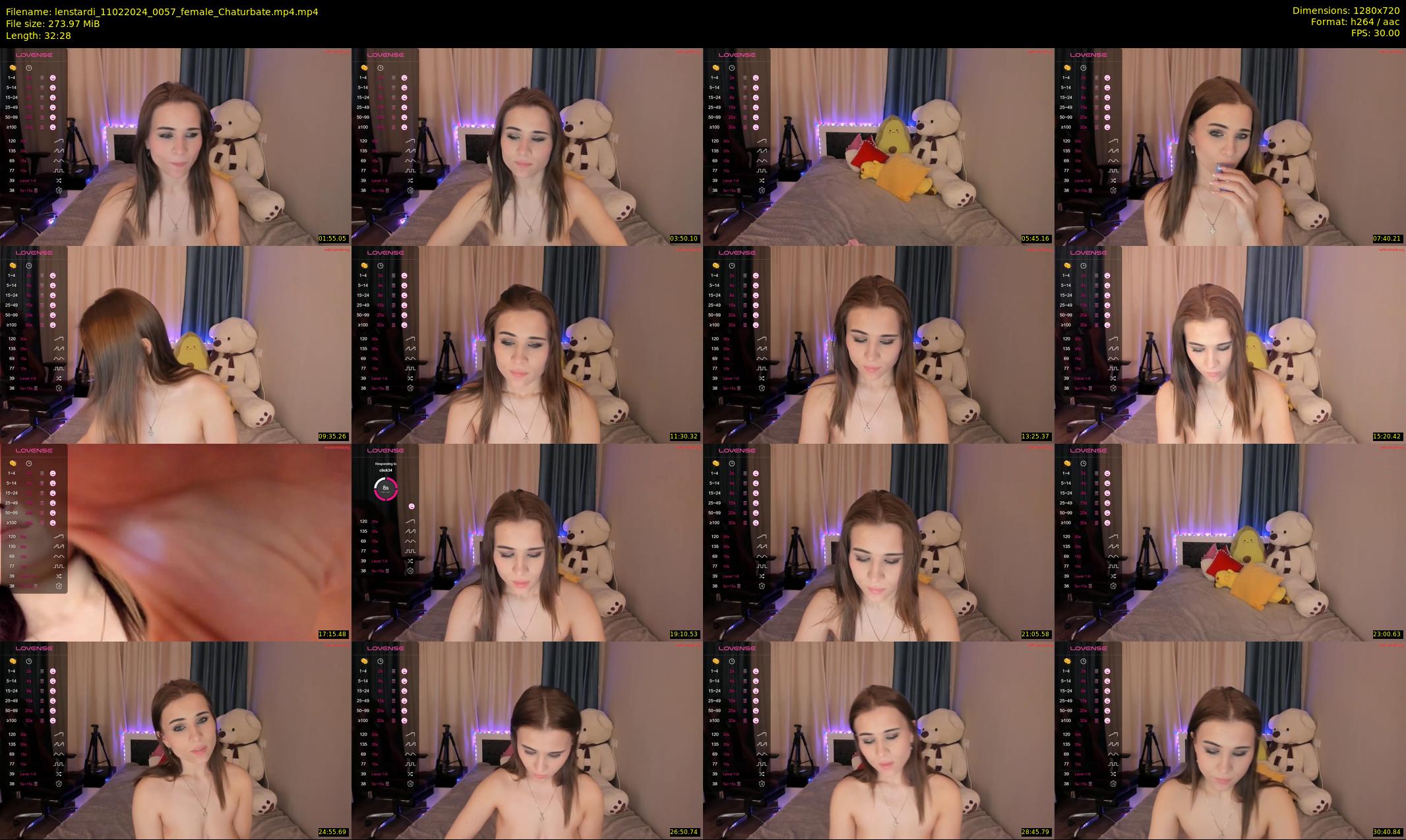 lenstardi — 33 minute Chaturbate female cam show recording, 720p, Feb 11, 2024