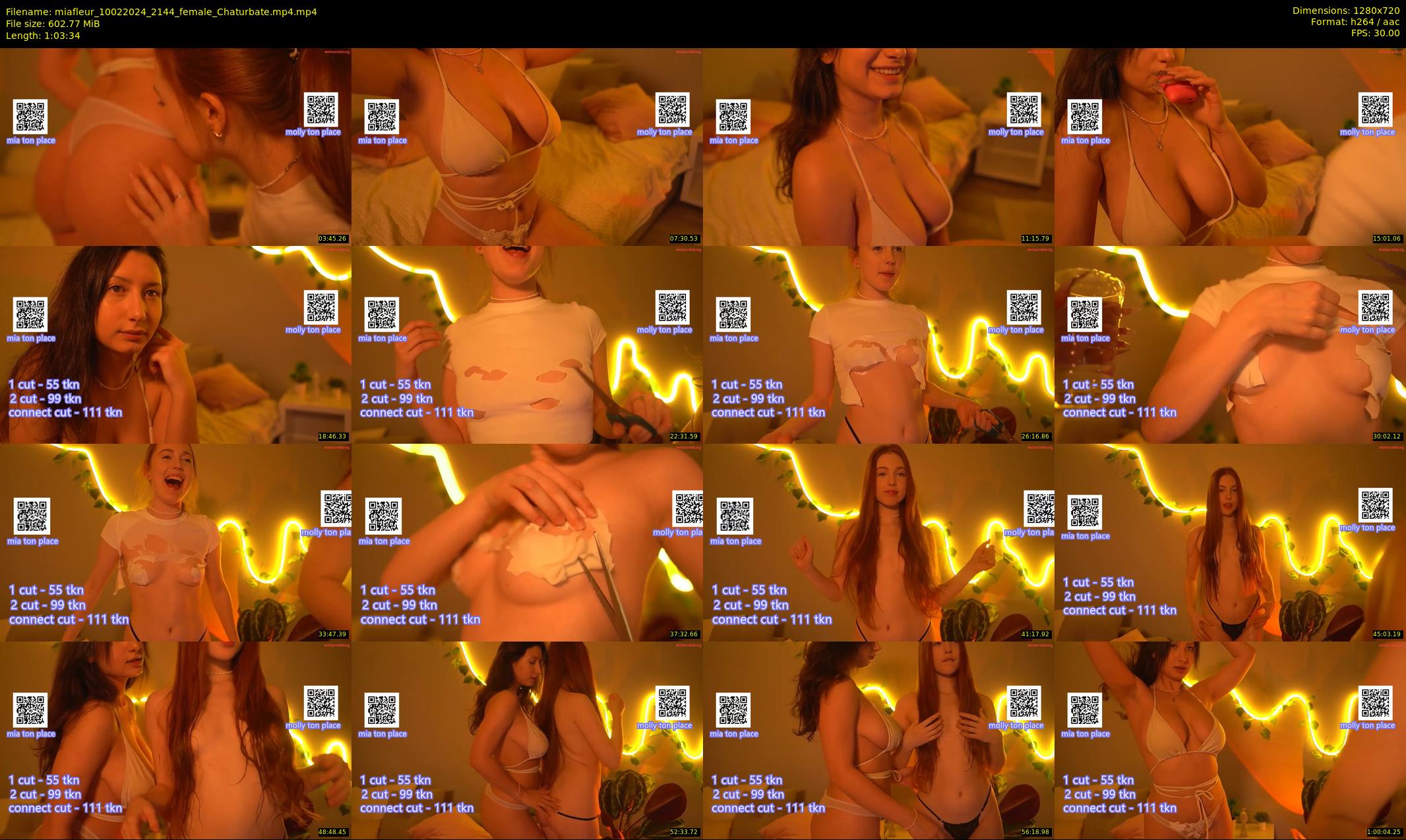 miafleur — 64 minute Chaturbate female cam show recording, 720p, Feb 10, 2024
