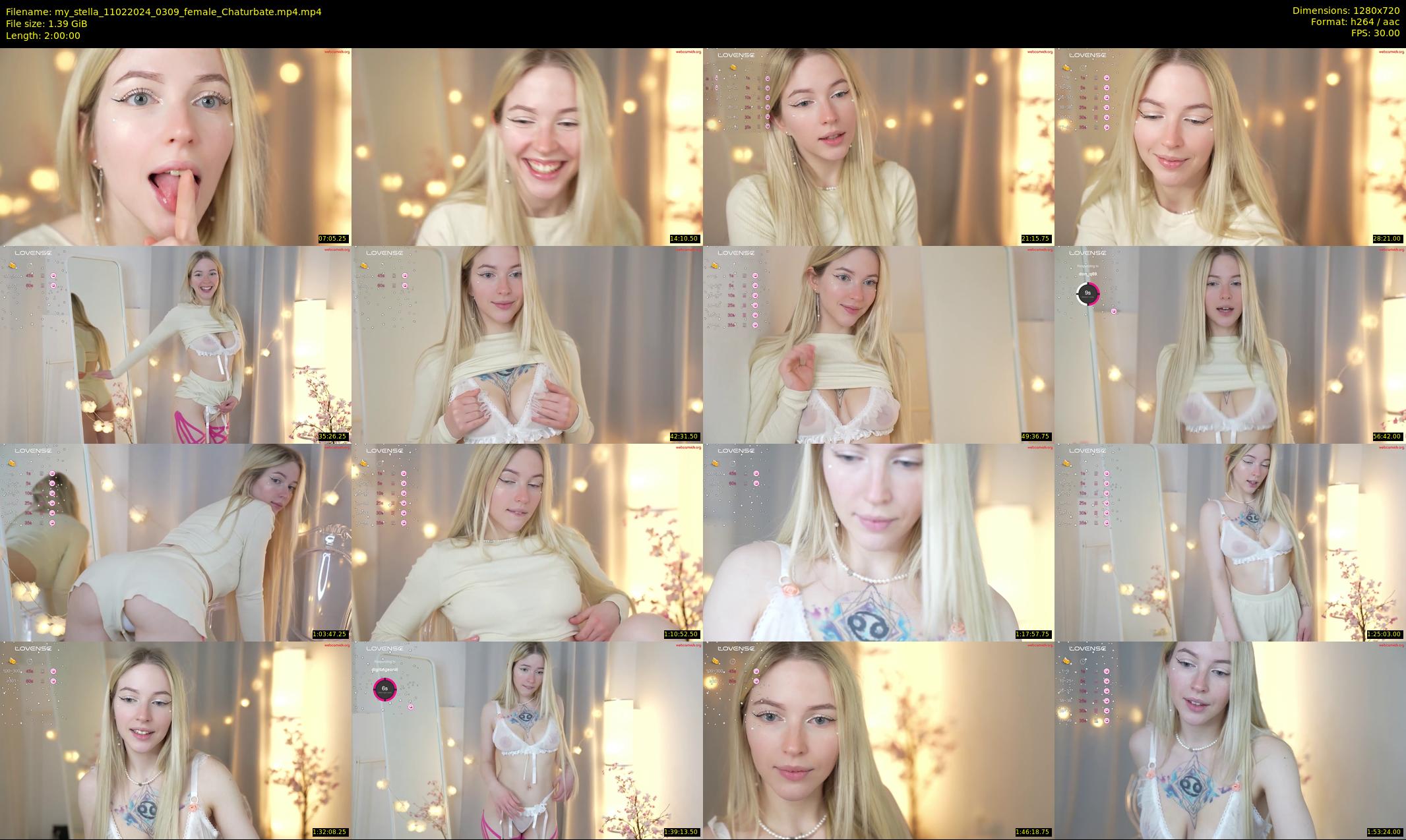 my_stella — 120 minute Chaturbate female cam show recording, 720p, Feb 11, 2024