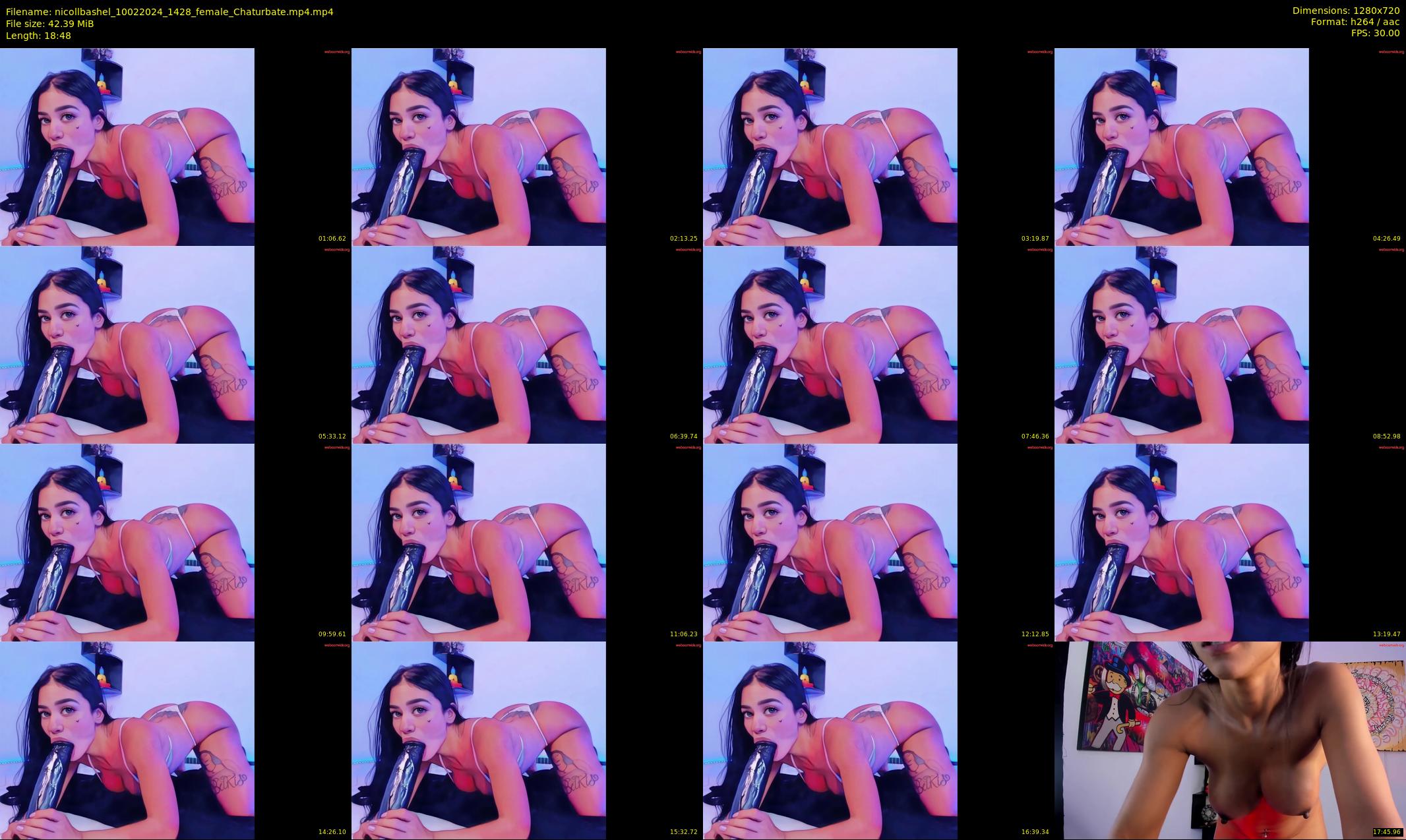 nicollbashel — 19 minute Chaturbate female cam show recording, 720p, Feb 10, 2024
