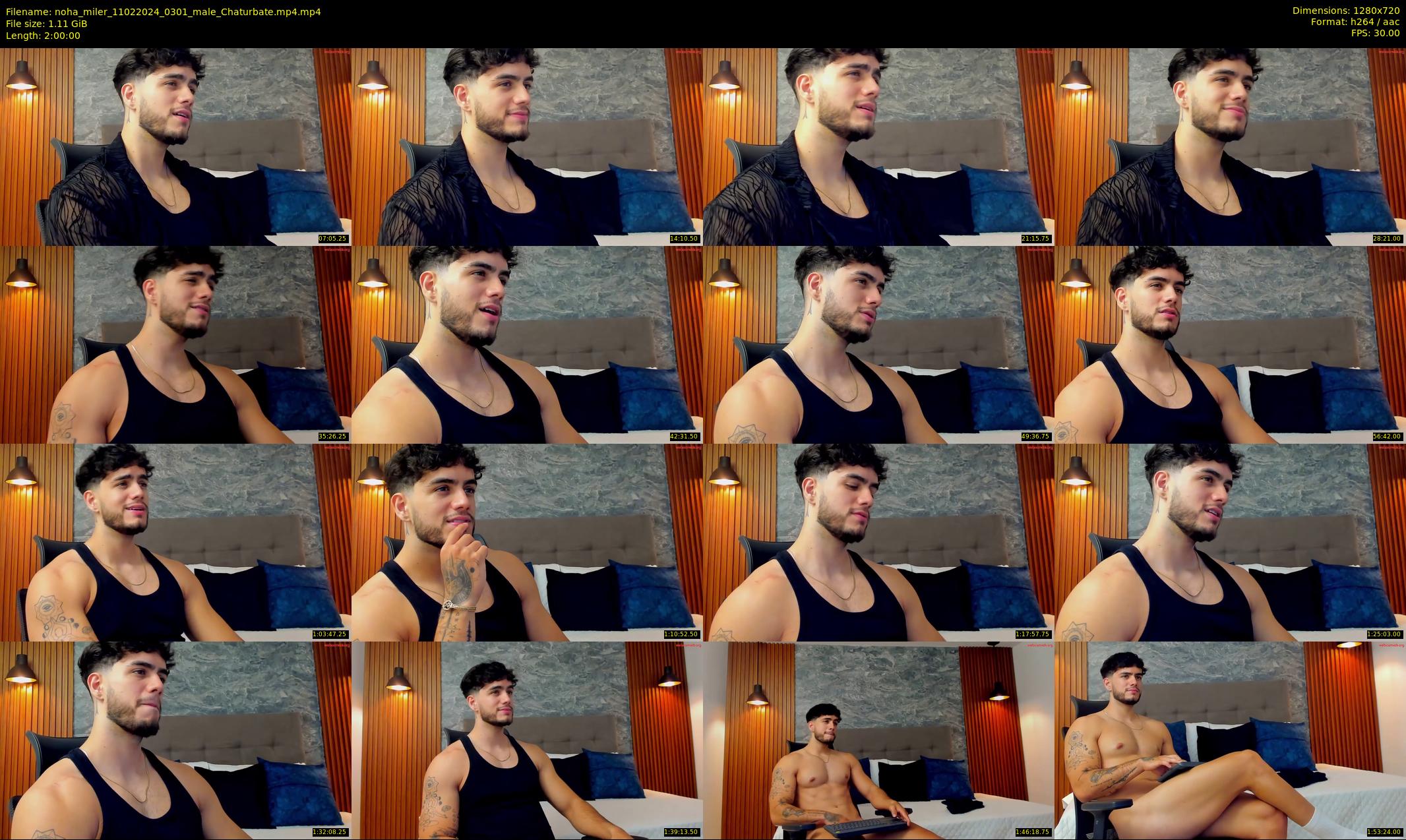 noha_miler — 120 minute Chaturbate male cam show recording, 720p, Feb 11, 2024