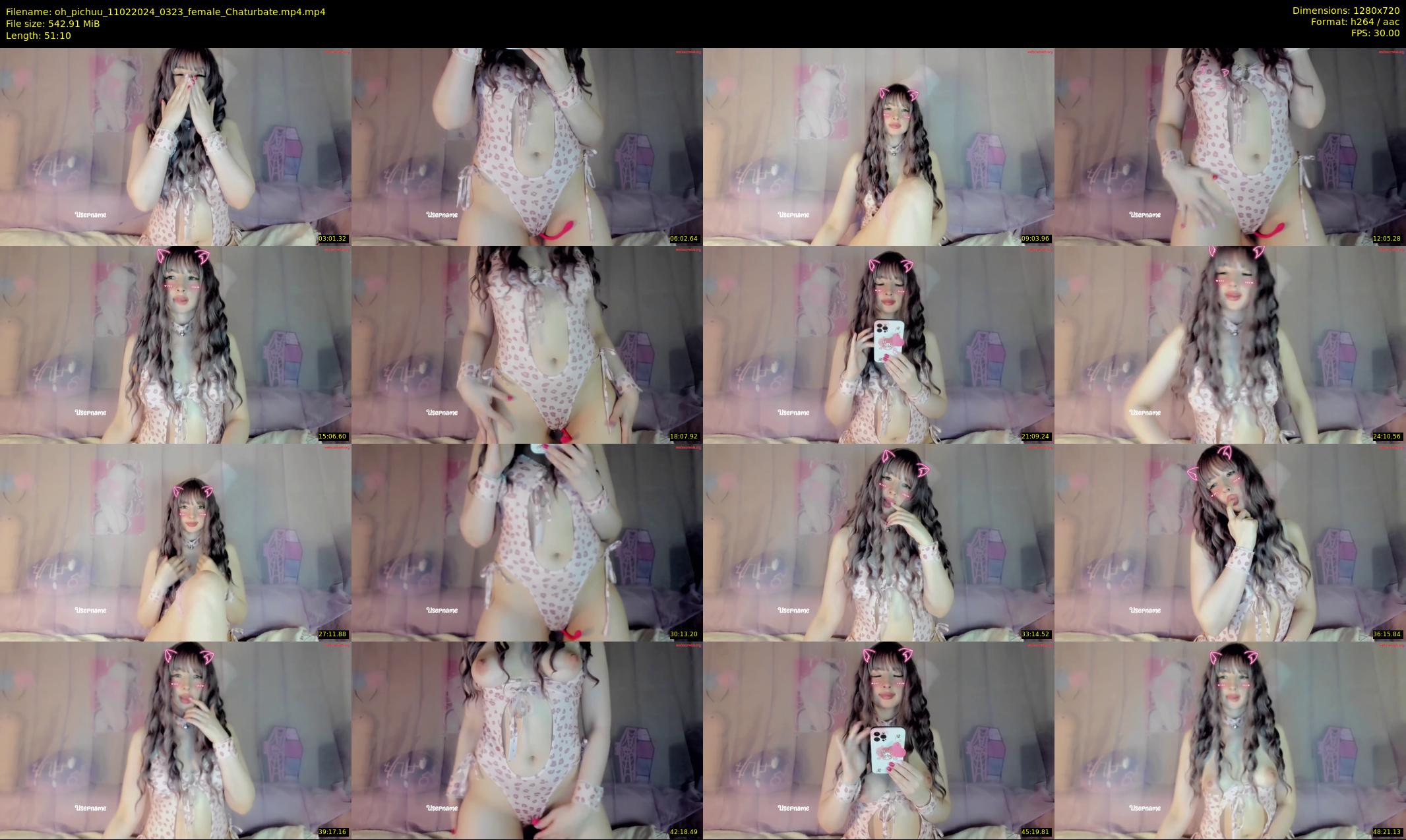 oh_pichuu — 52 minute Chaturbate female cam show recording, 720p, Feb 11, 2024