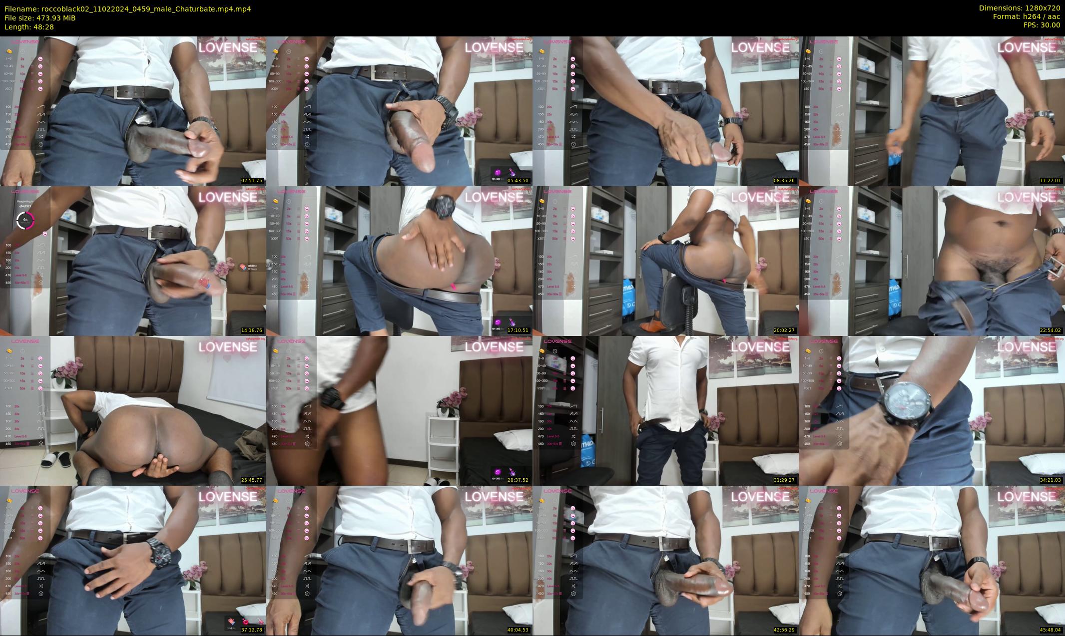 roccoblack02 — 49 minute Chaturbate male cam show recording, 720p, Feb 11, 2024
