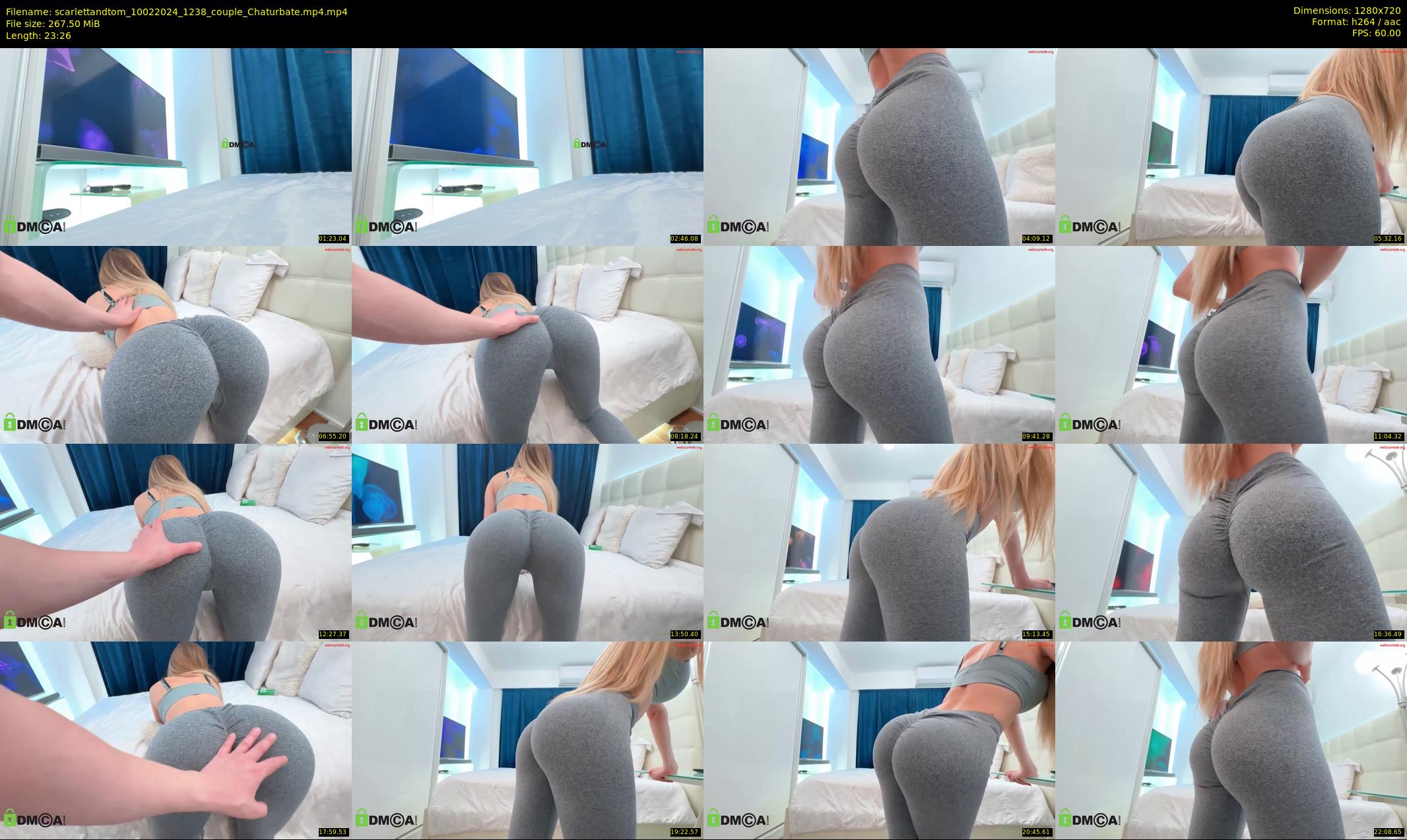 scarlettandtom — 24 minute Chaturbate couple cam show recording, 720p, Feb 10, 2024