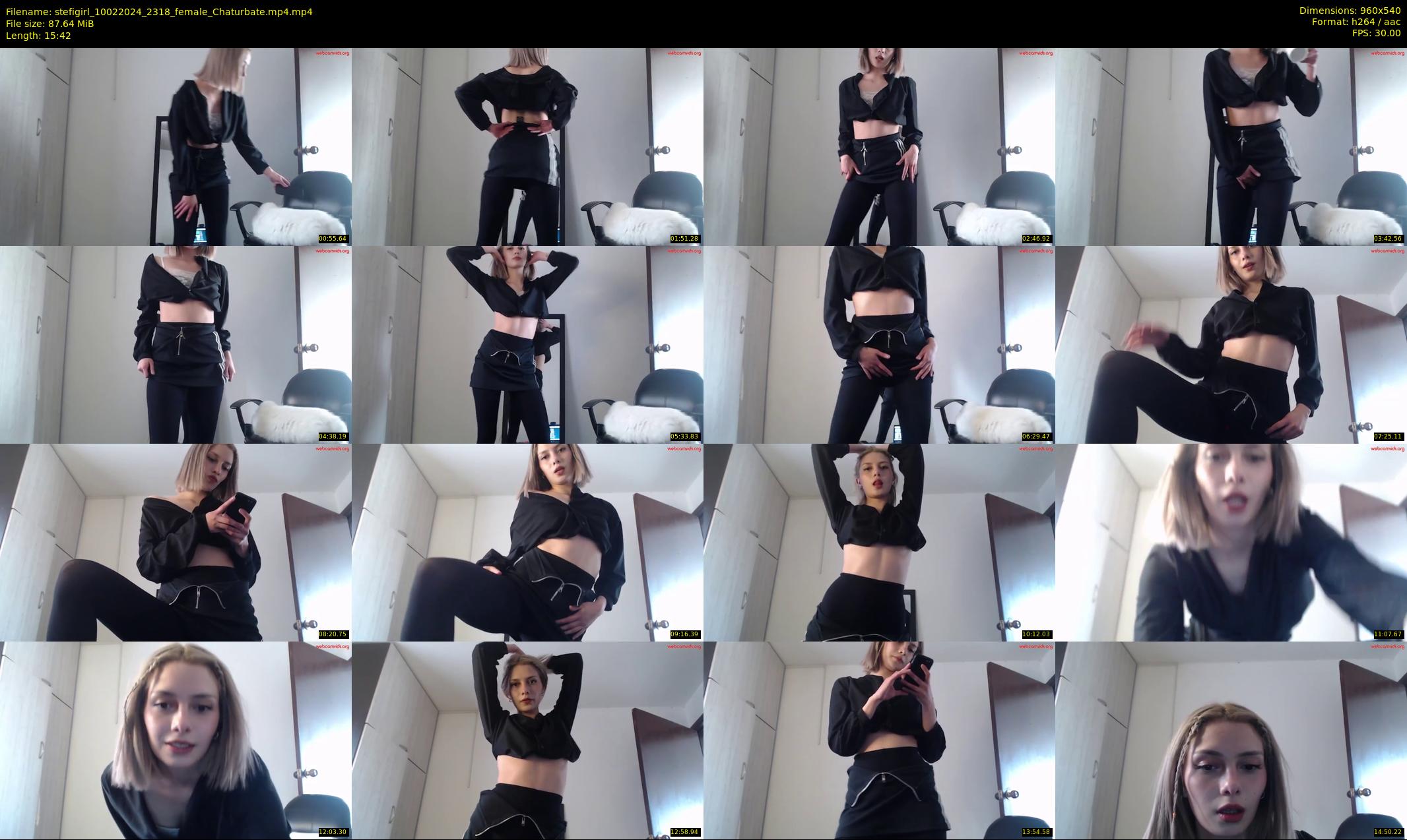 stefigirl — 16 minute Chaturbate female cam show recording, 480p, Feb 10, 2024