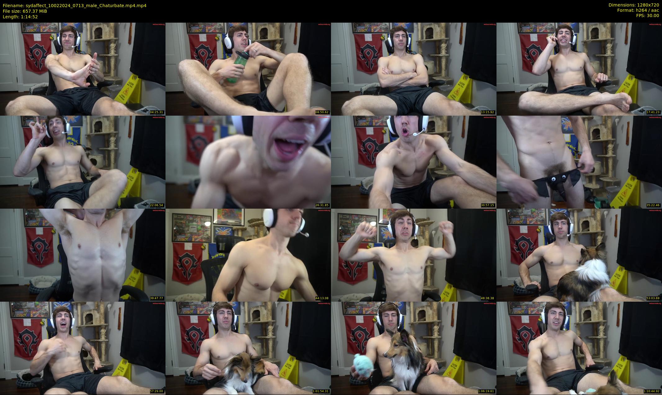 sydaffect — 75 minute Chaturbate male cam show recording, 720p, Feb 10, 2024