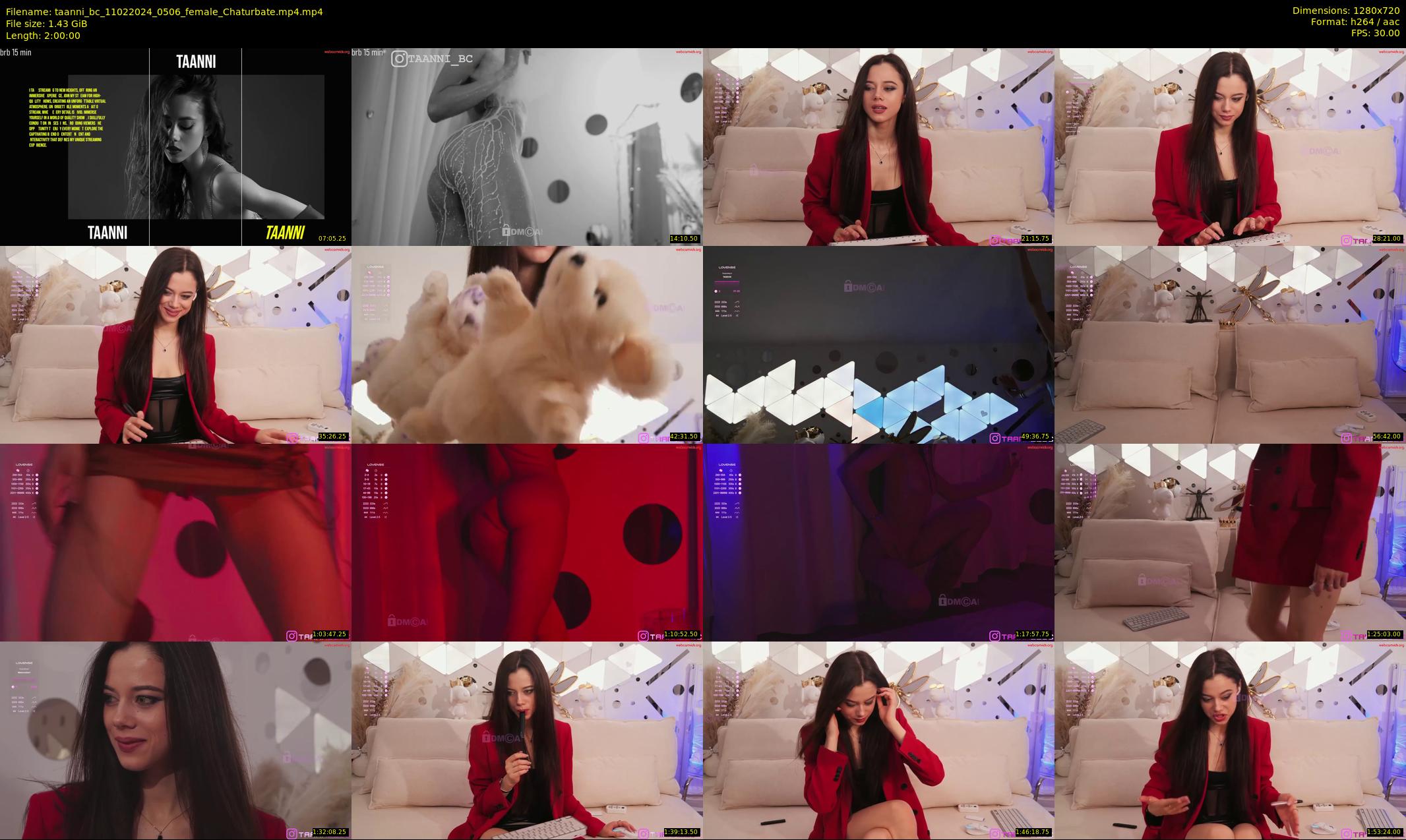 taanni_bc — 120 minute Chaturbate female cam show recording, 720p, Feb 11, 2024