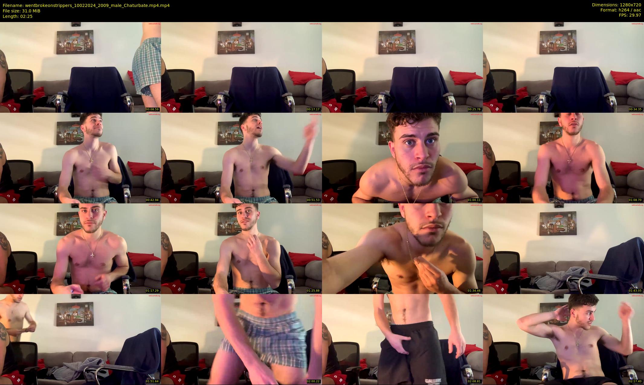 wentbrokeonstrippers — 3 minute Chaturbate male cam show recording, 720p, Feb 10, 2024