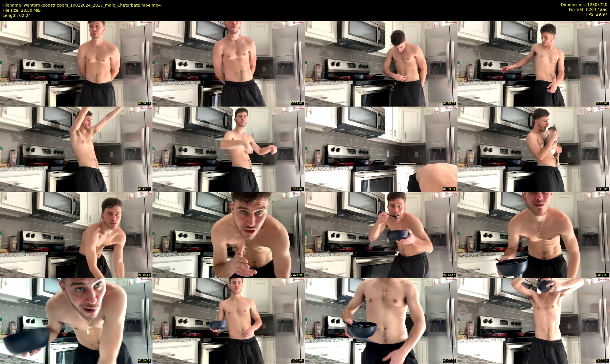 wentbrokeonstrippers — 3 minute Chaturbate male cam show recording, 720p, Feb 10, 2024