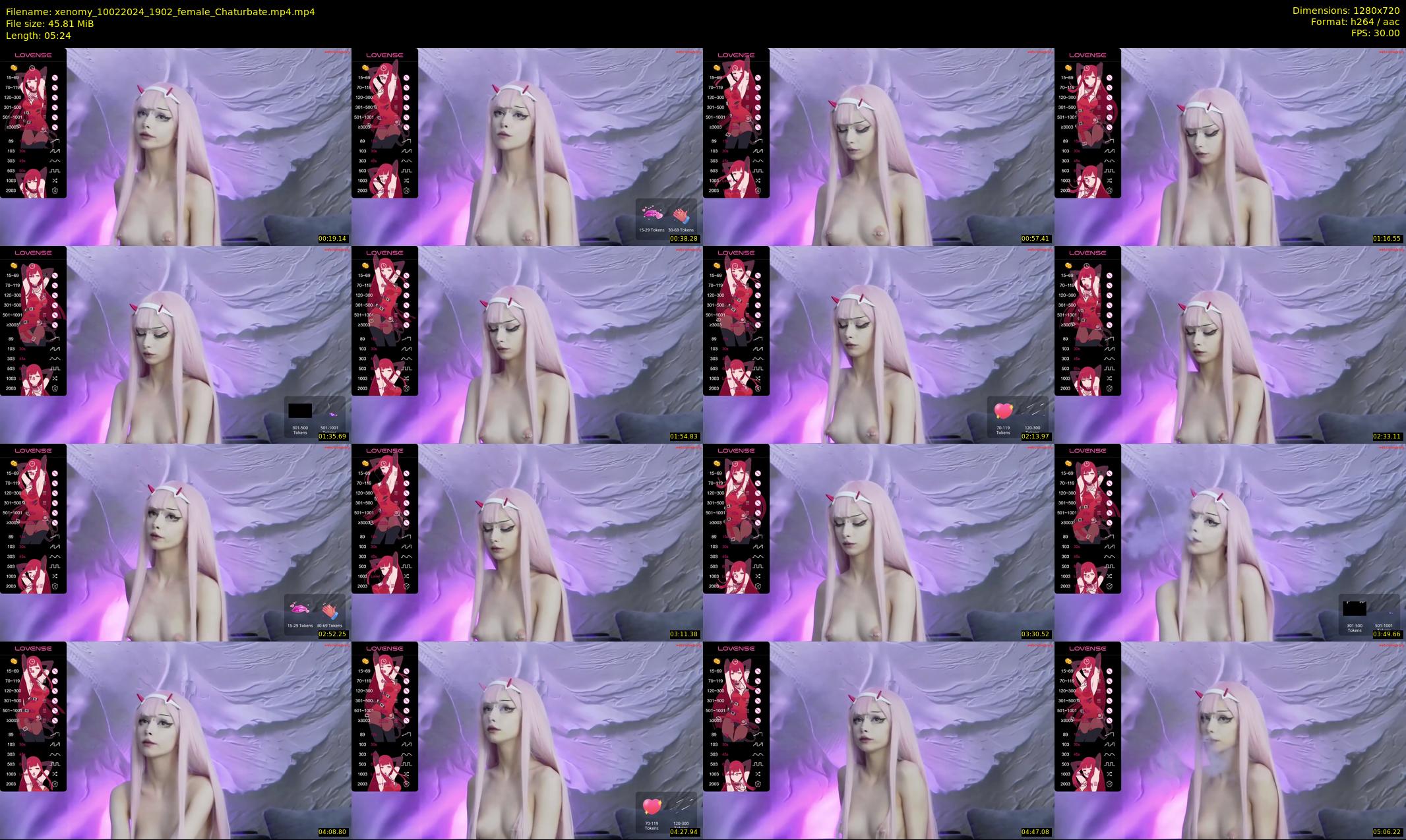 xenomy — 6 minute Chaturbate female cam show recording, 720p, Feb 10, 2024
