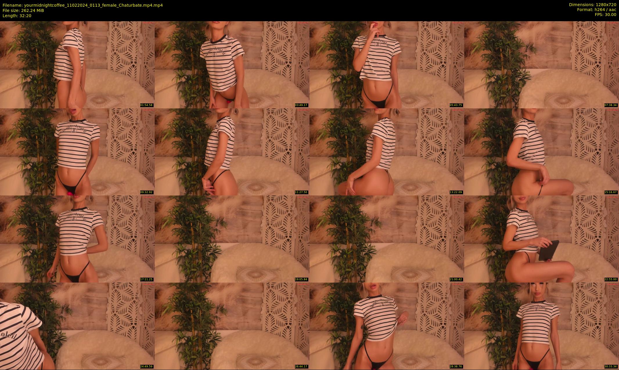 yourmidnightcoffee — 33 minute Chaturbate female cam show recording, 720p, Feb 11, 2024