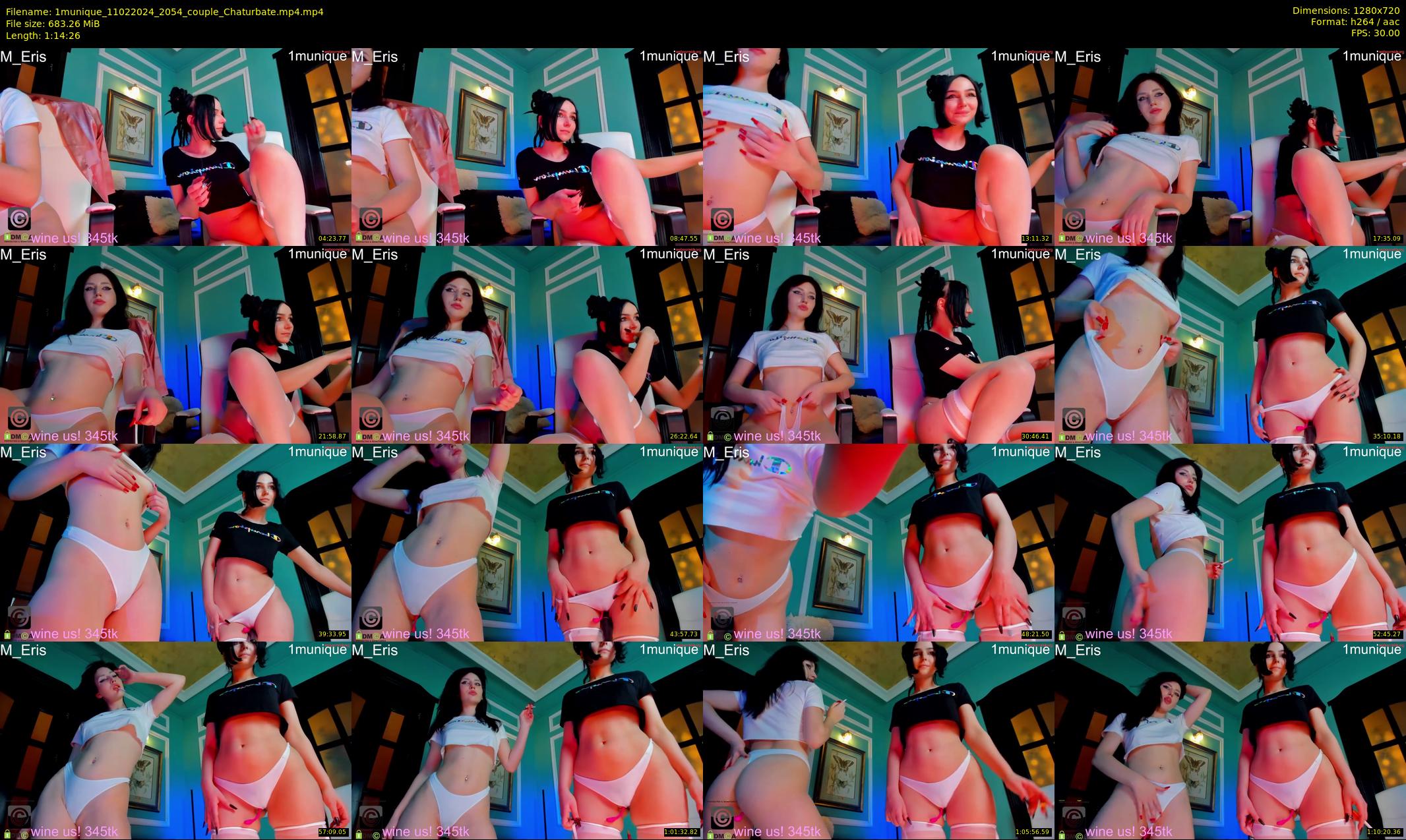 1munique — 75 minute Chaturbate female cam show recording, 720p, Feb 11, 2024
