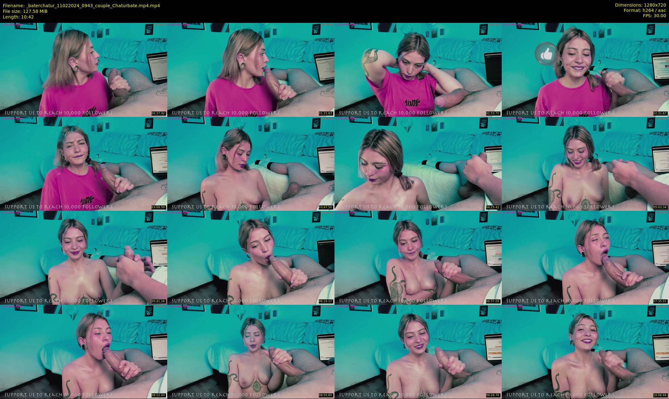 _baterchatur — 11 minute Chaturbate couple cam show recording, 720p, Feb 11, 2024