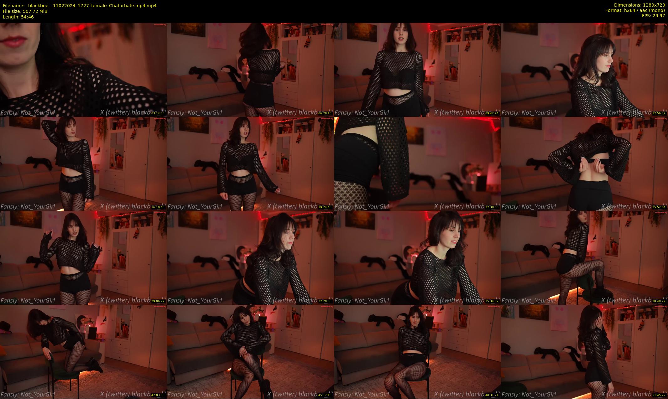 _blackbee_ — 55 minute Chaturbate female cam show recording, 720p, Feb 11, 2024