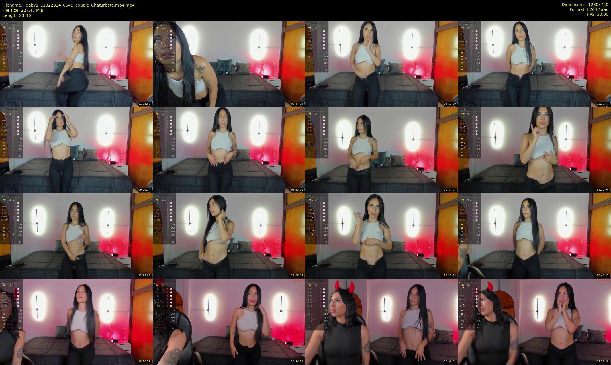 _gaby1 — 24 minute Chaturbate female cam show recording, 720p, Feb 11, 2024