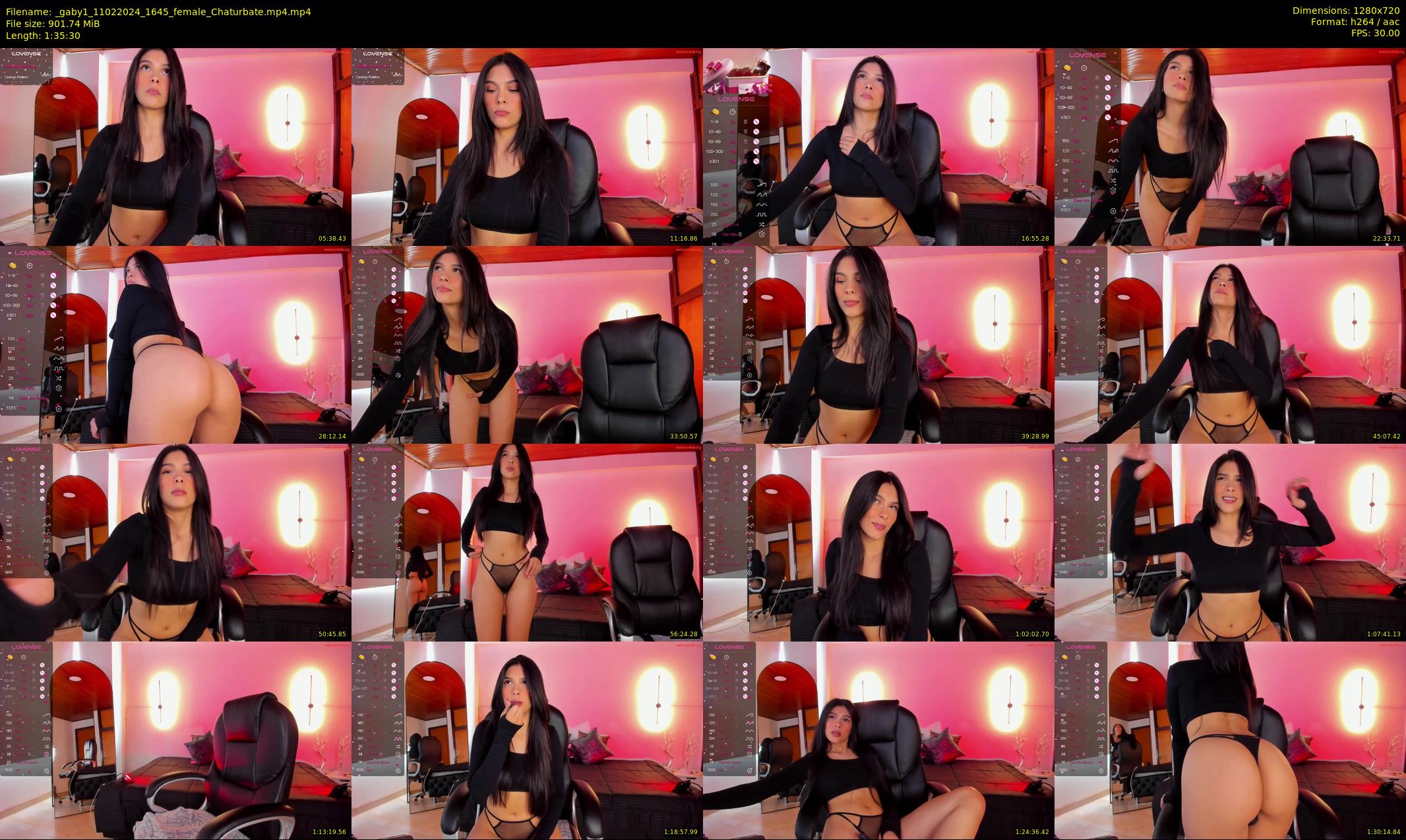 _gaby1 — 96 minute Chaturbate female cam show recording, 720p, Feb 11, 2024