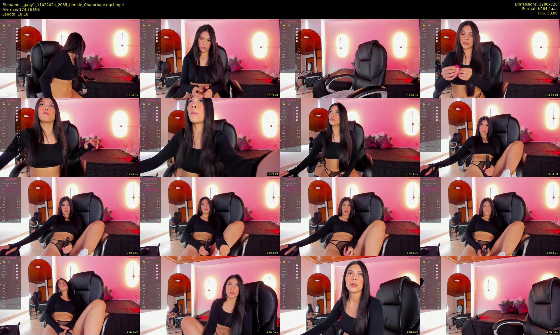 _gaby1 — 19 minute Chaturbate female cam show recording, 720p, Feb 11, 2024