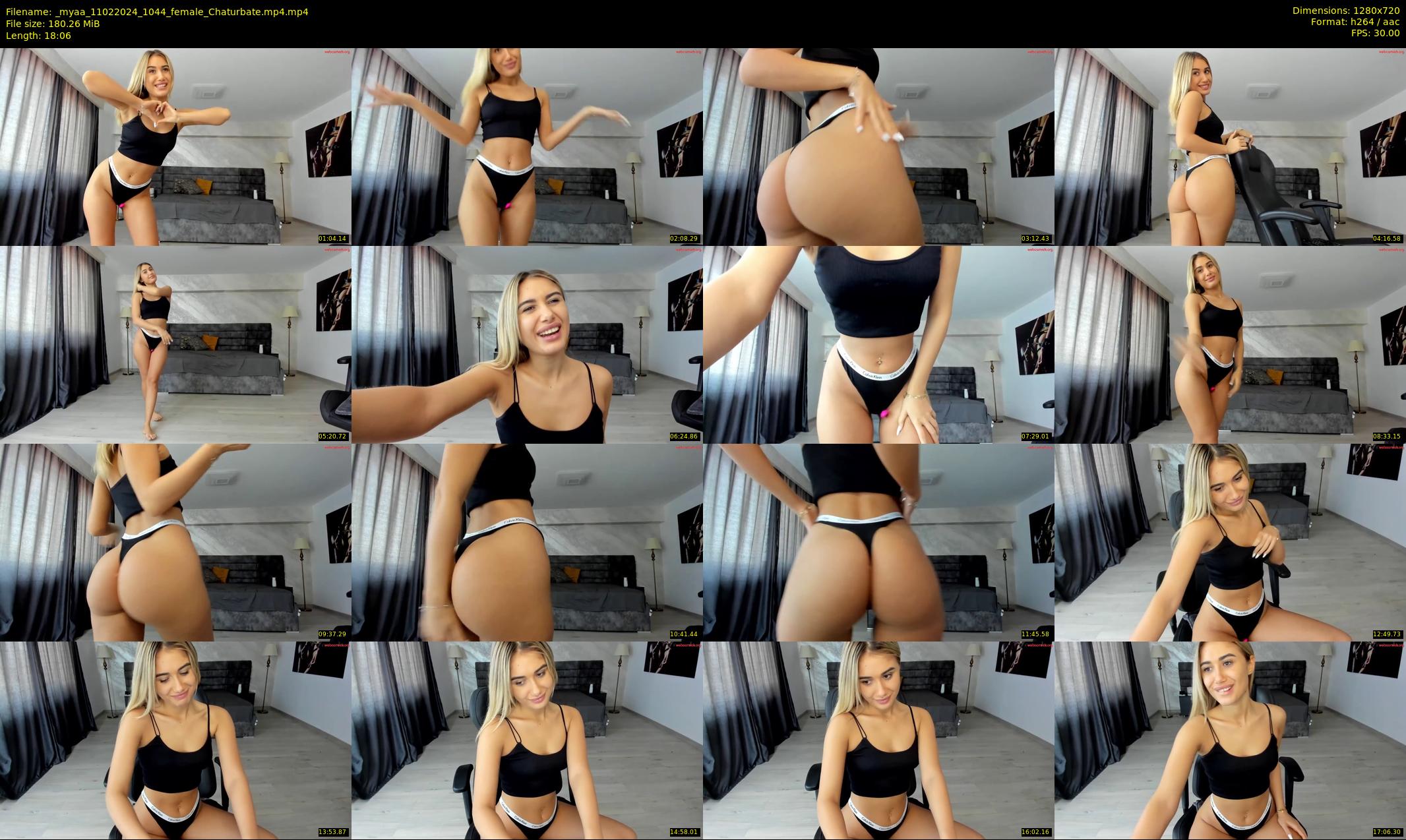 _myaa — 19 minute Chaturbate female cam show recording, 720p, Feb 11, 2024