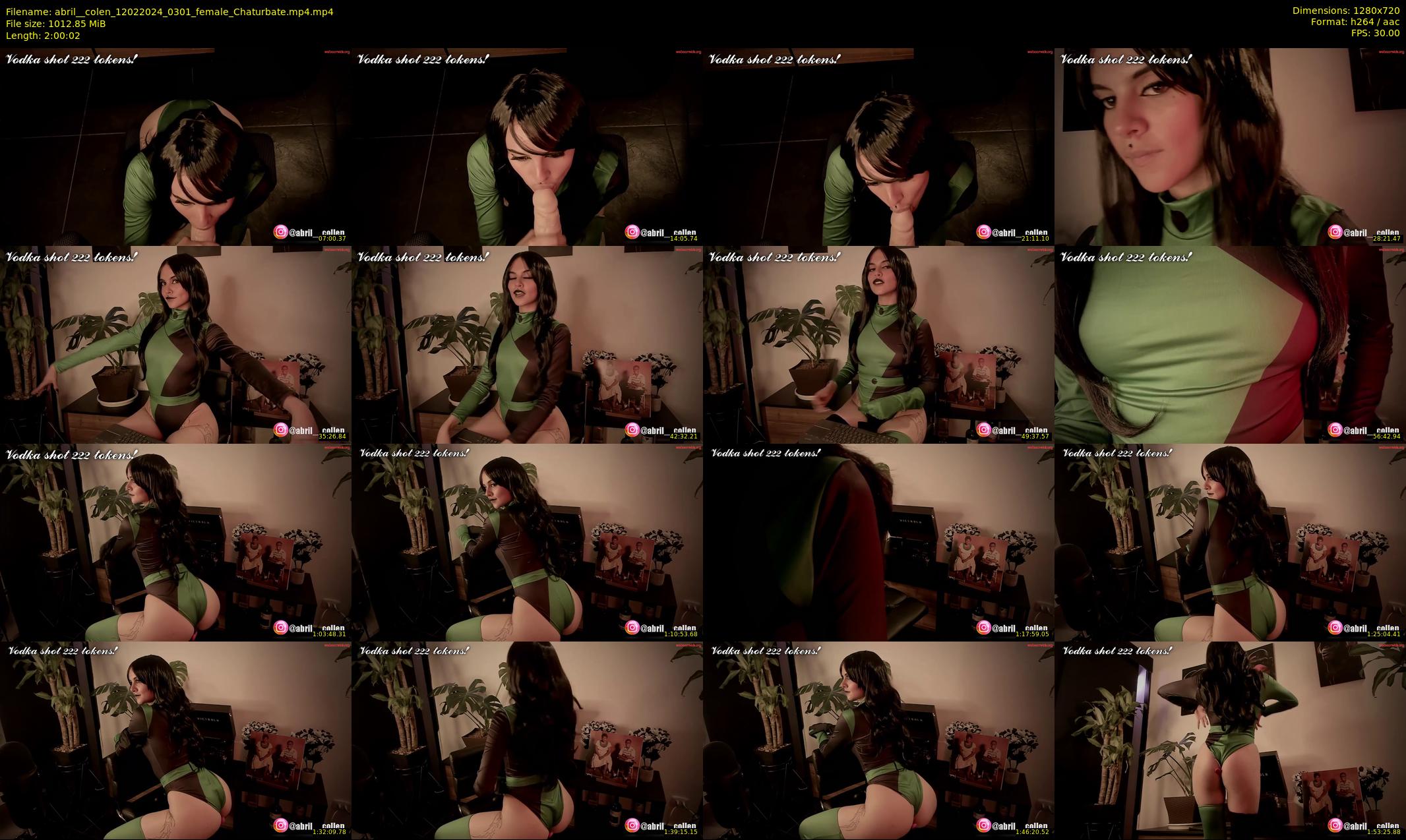 abril__colen — 121 minute Chaturbate female cam show recording, 720p, Feb 12, 2024