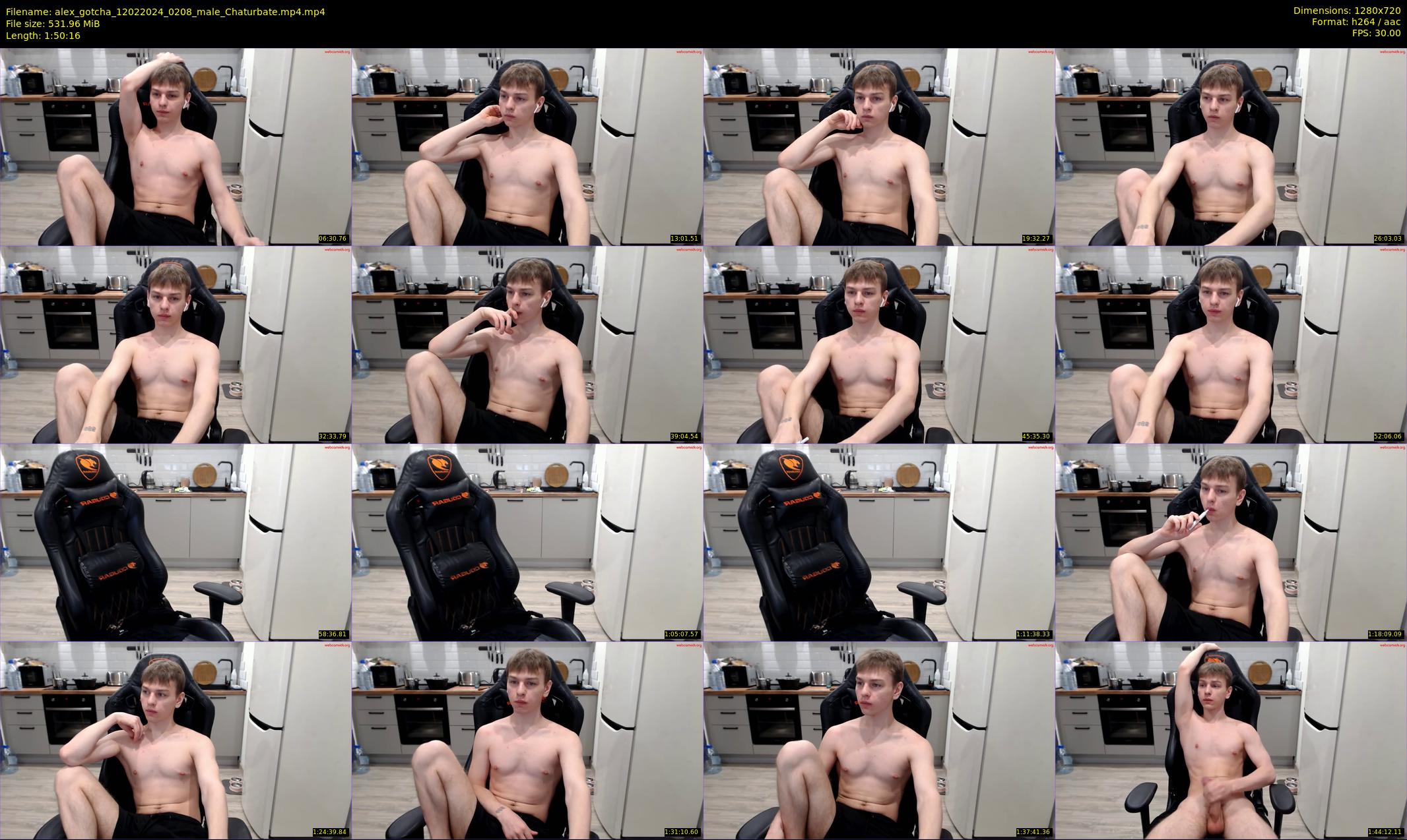 alex_gotcha — 111 minute Chaturbate male cam show recording, 720p, Feb 12, 2024