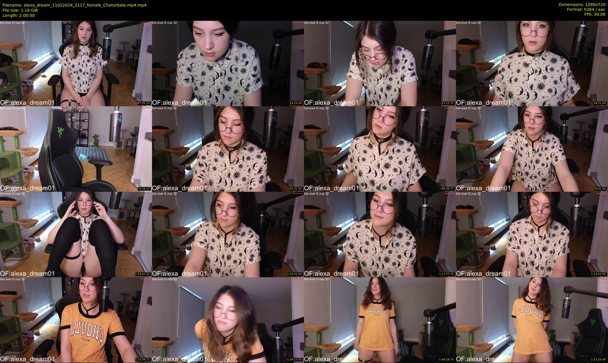 alexa_dream — 120 minute Chaturbate female cam show recording, 720p, Feb 11, 2024