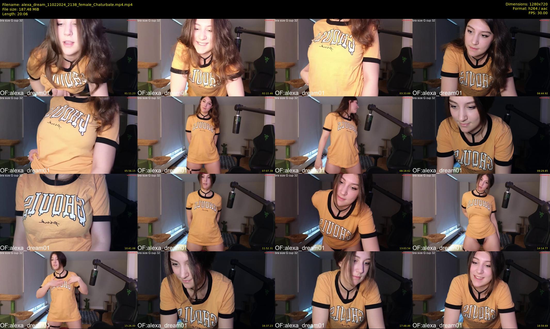 alexa_dream — 21 minute Chaturbate female cam show recording, 720p, Feb 11, 2024