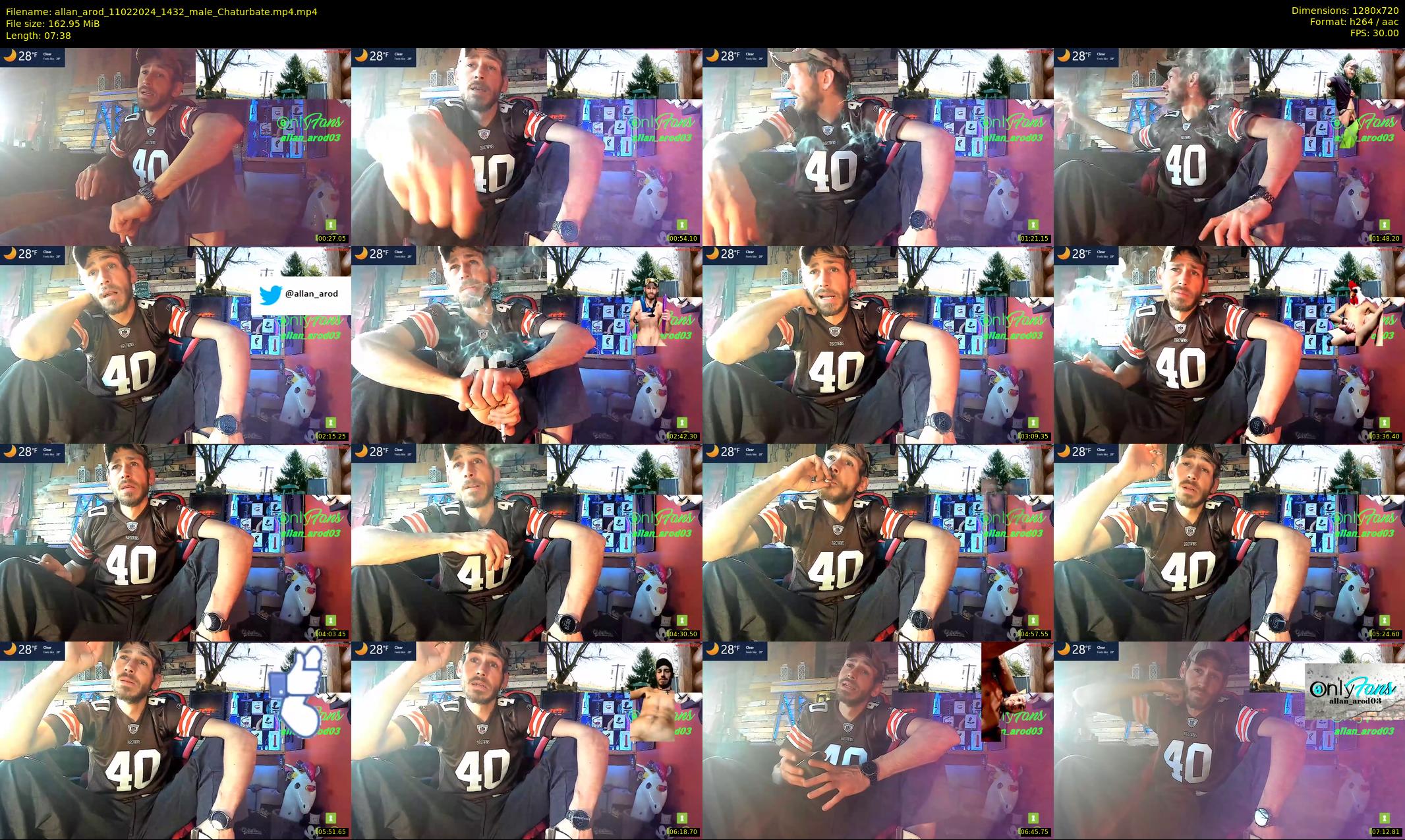 allan_arod — 8 minute Chaturbate male cam show recording, 720p, Feb 11, 2024