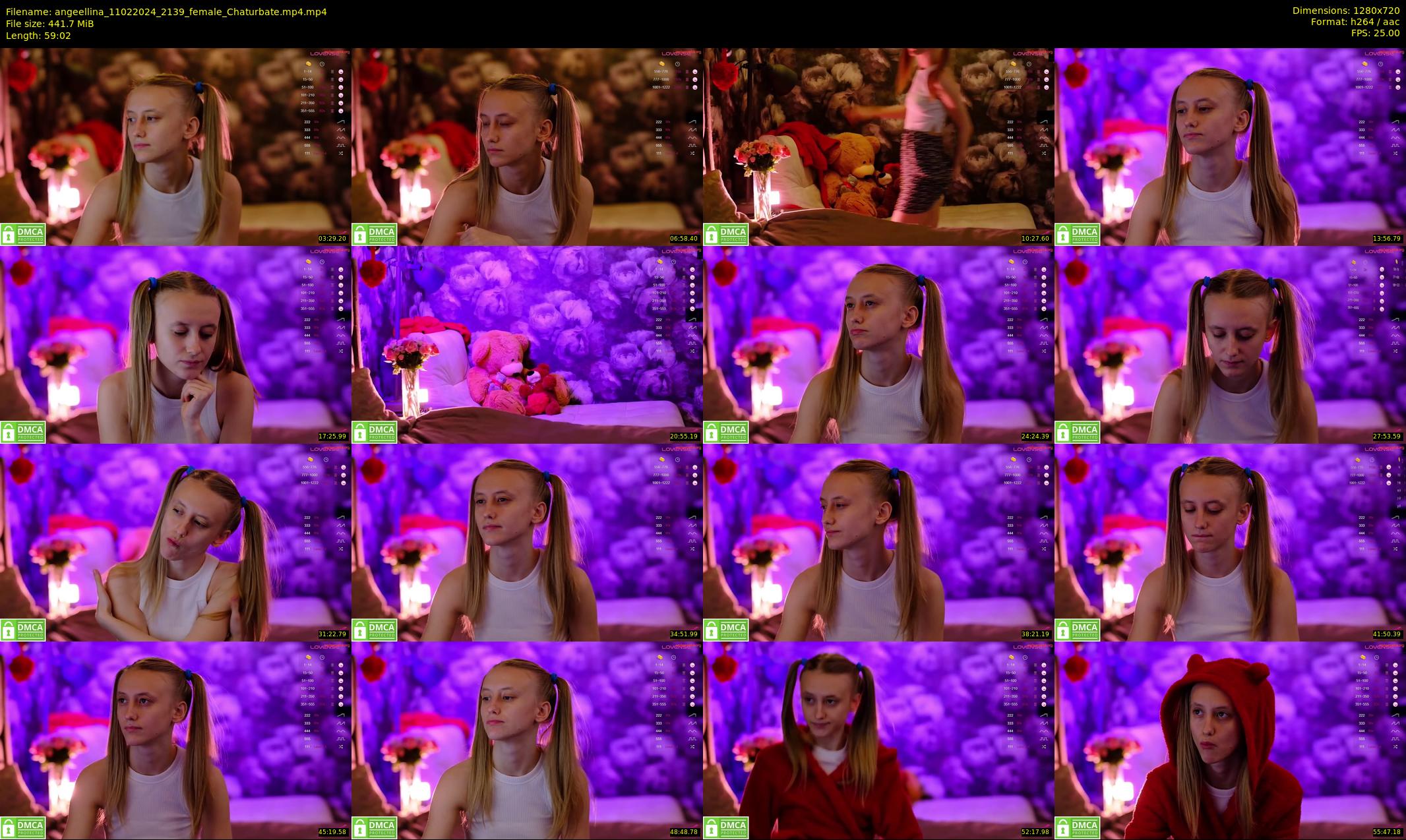 angeellina — 60 minute Chaturbate female cam show recording, 720p, Feb 11, 2024