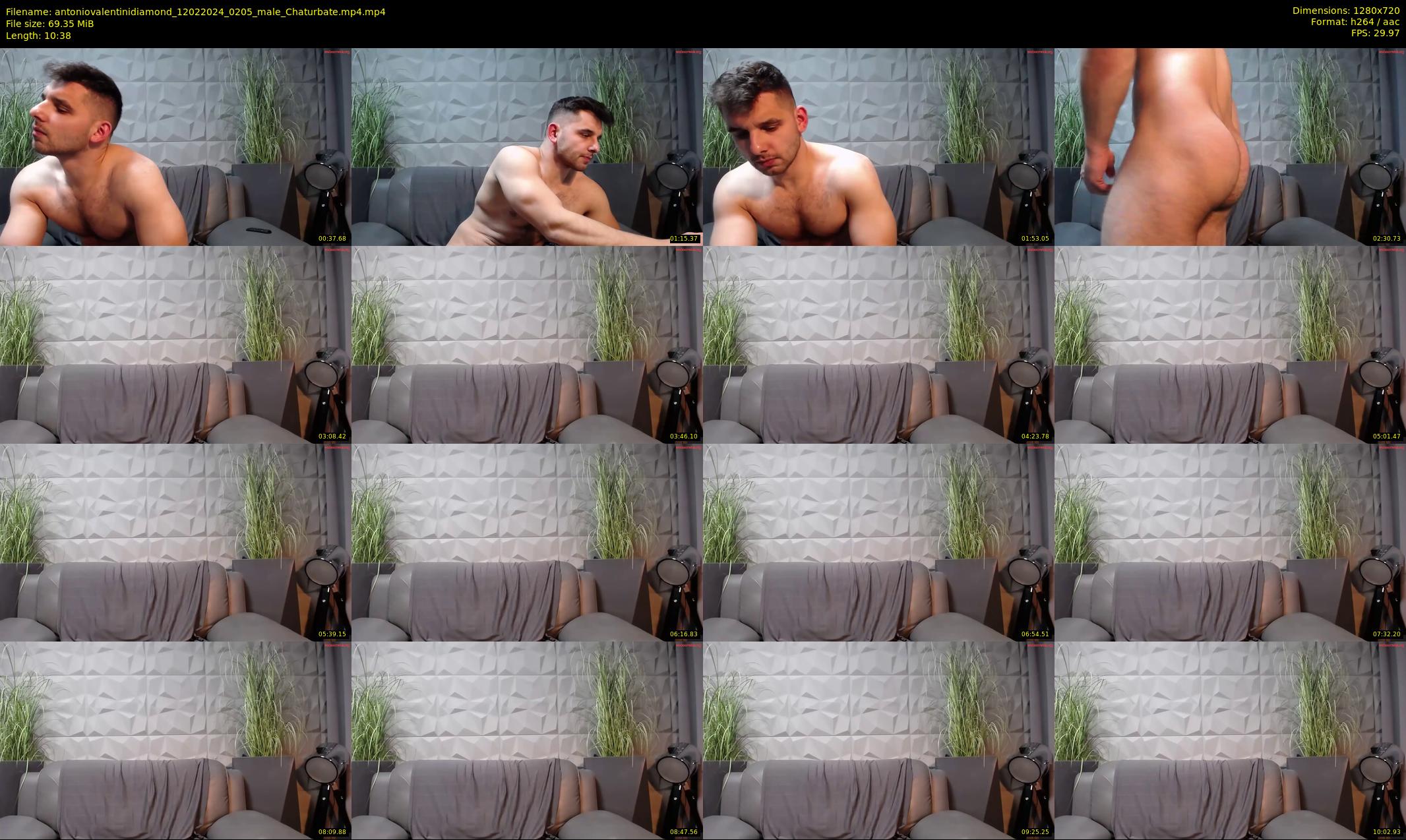 antoniovalentinidiamond — 11 minute Chaturbate male cam show recording, 720p, Feb 12, 2024