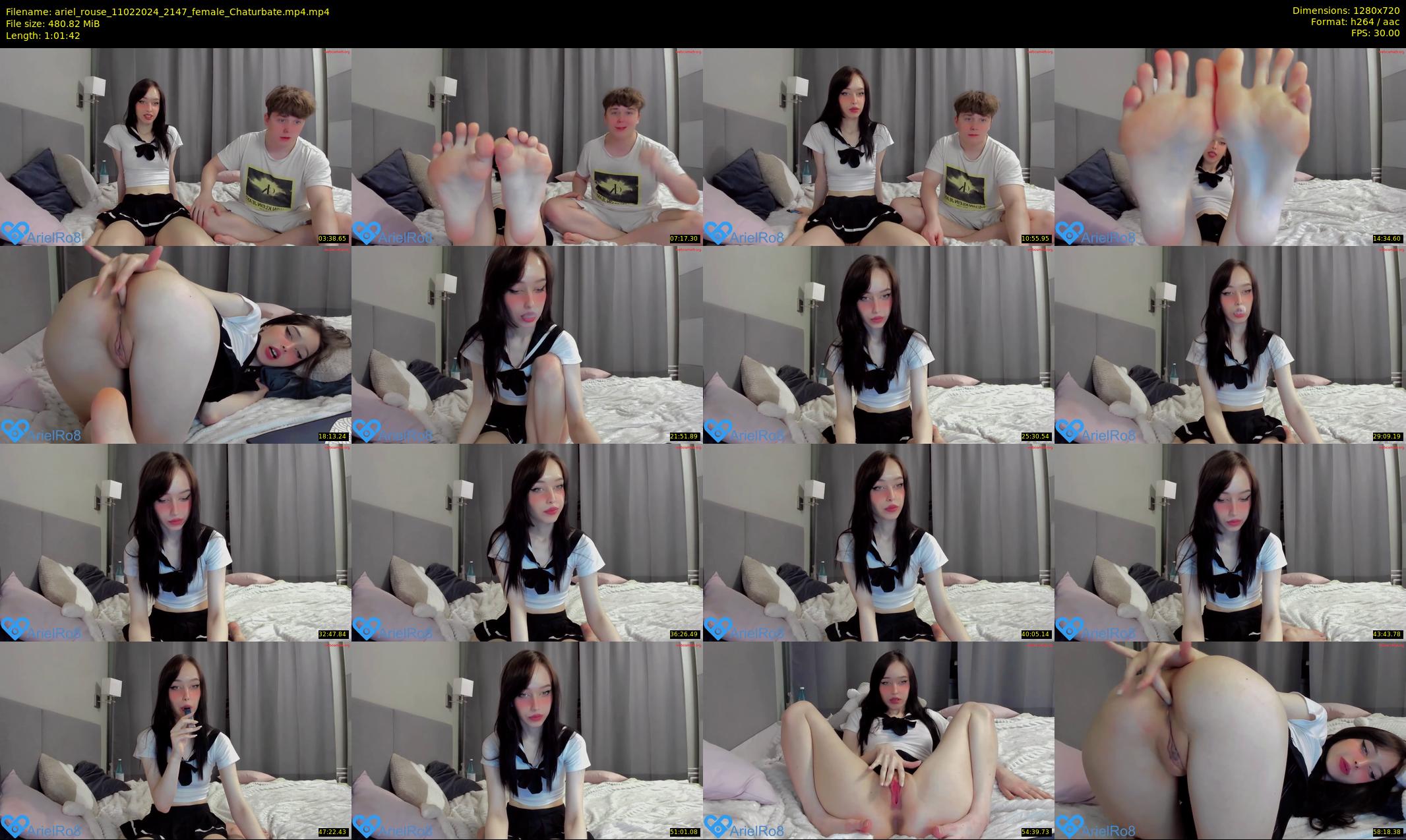 ariel_rouse — 62 minute Chaturbate female cam show recording, 720p, Feb 11, 2024