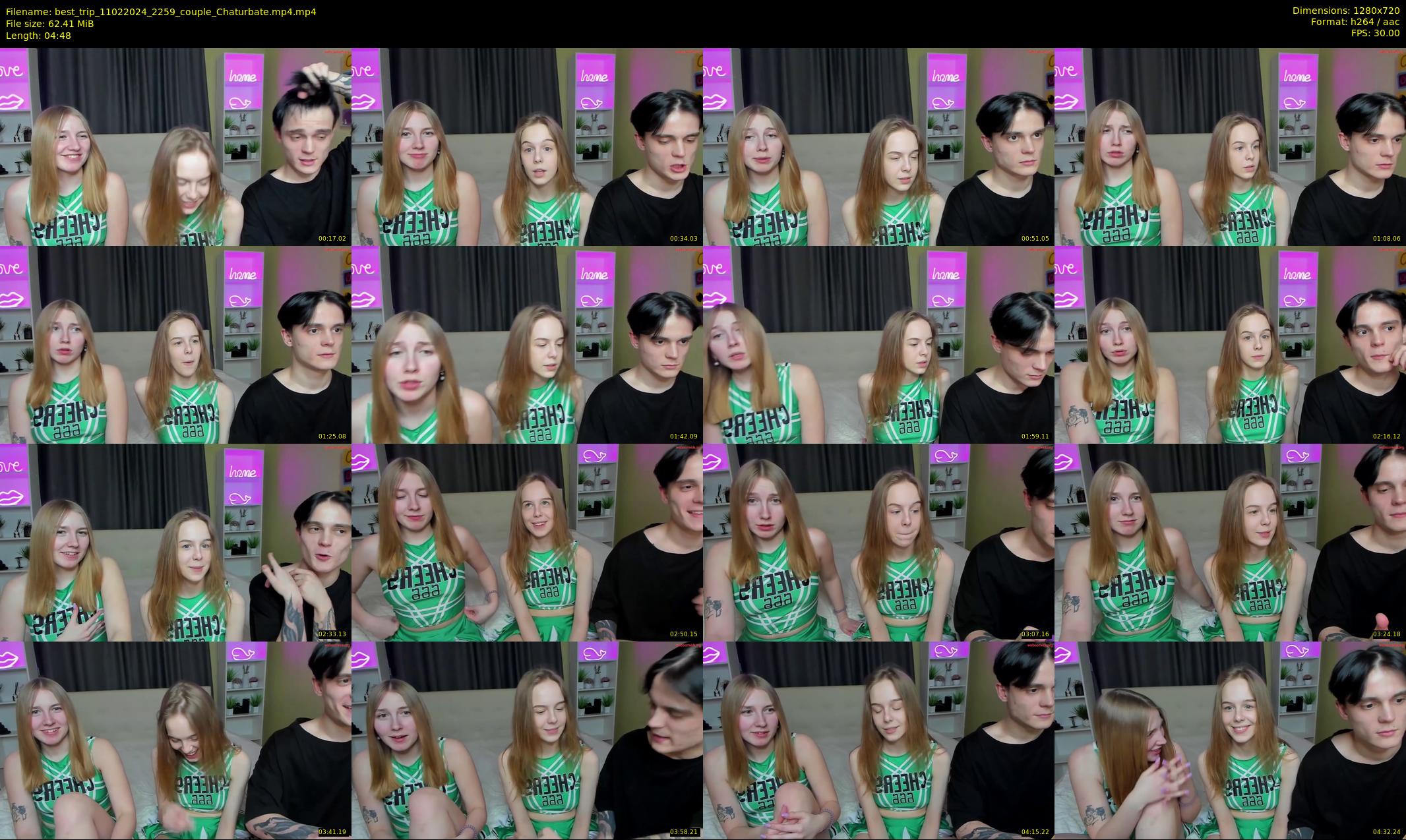 best_trip — 5 minute Chaturbate couple cam show recording, 720p, Feb 11, 2024