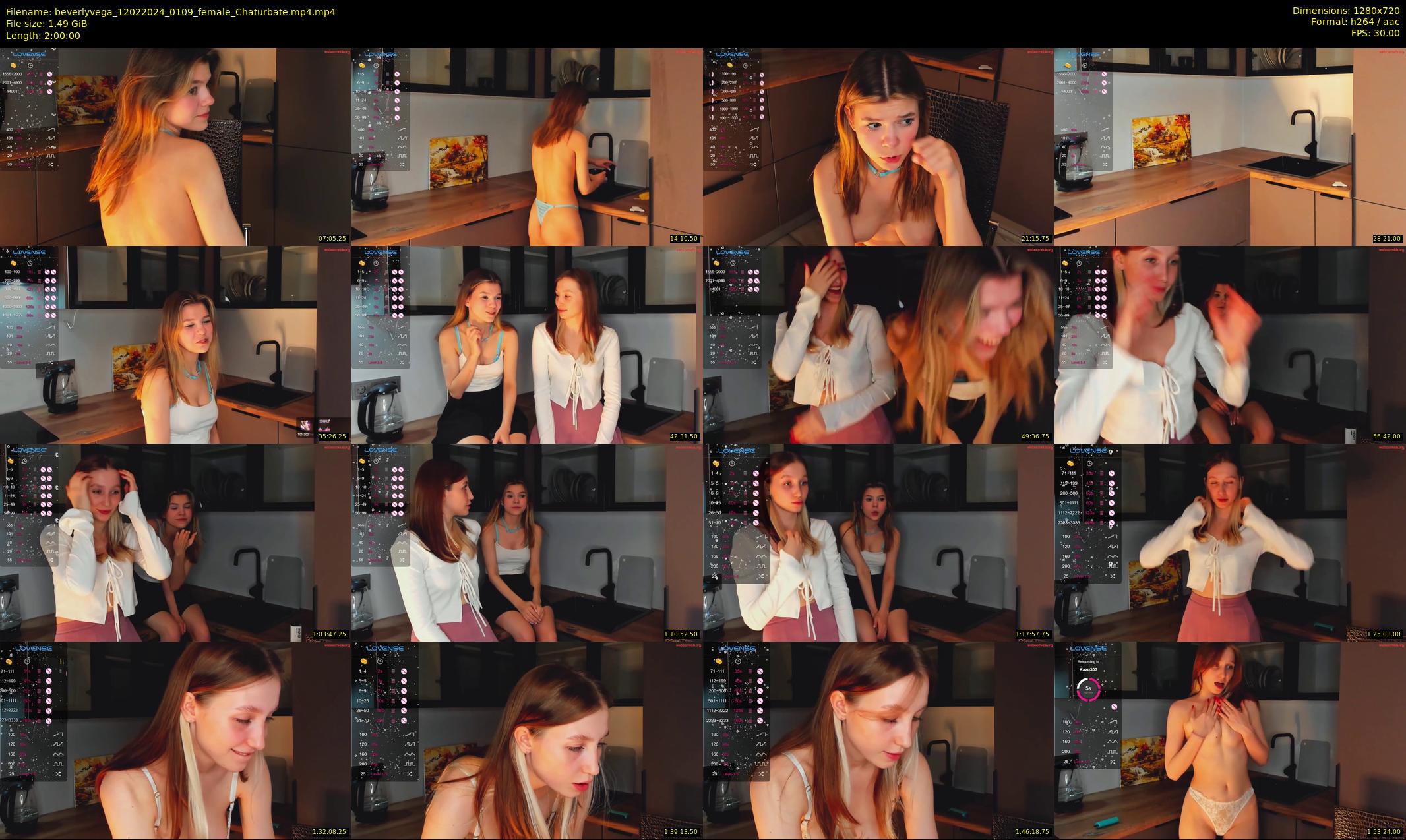 beverlyvega — 120 minute Chaturbate couple cam show recording, 720p, Feb 12, 2024