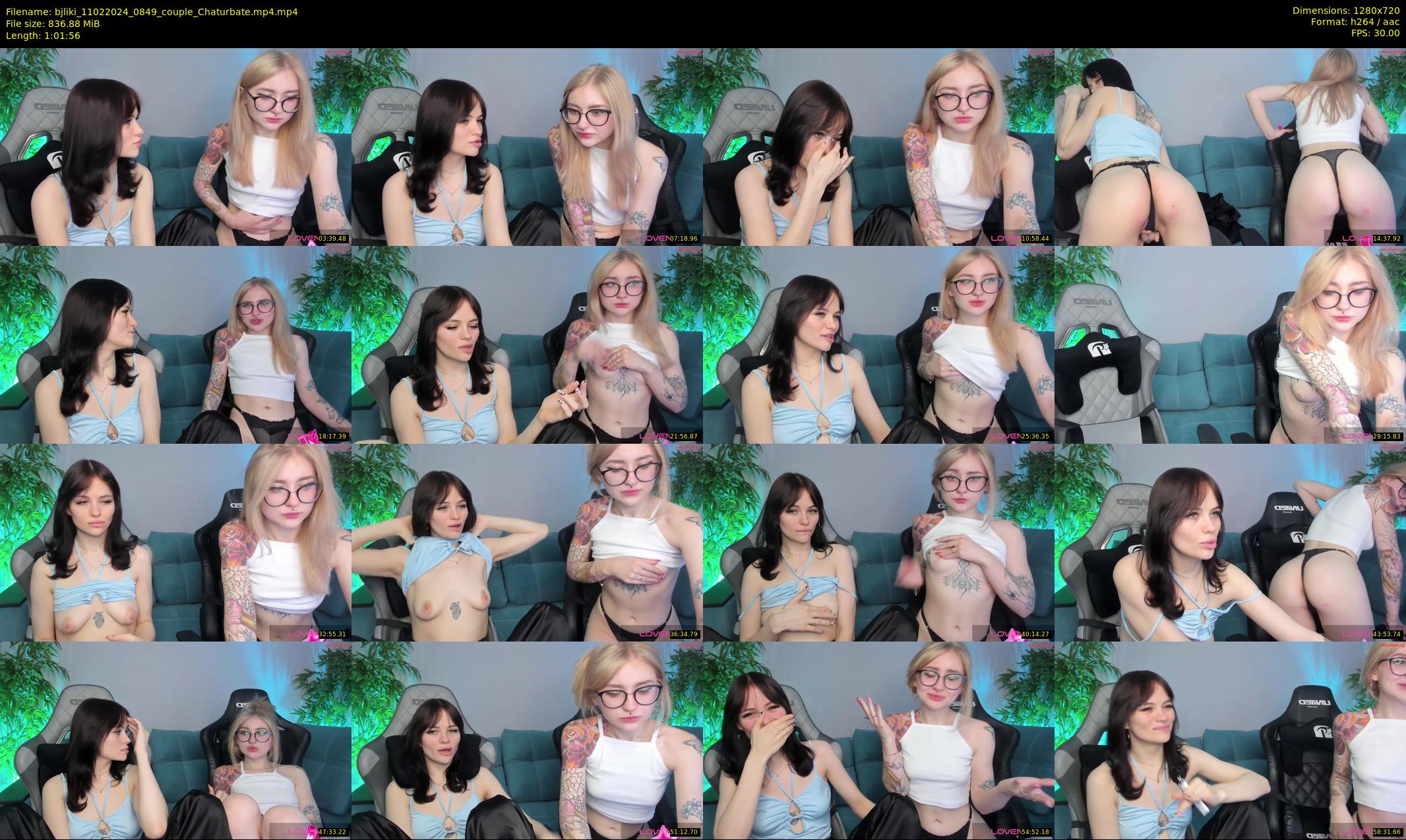 bjliki — 62 minute Chaturbate couple cam show recording, 720p, Feb 11, 2024